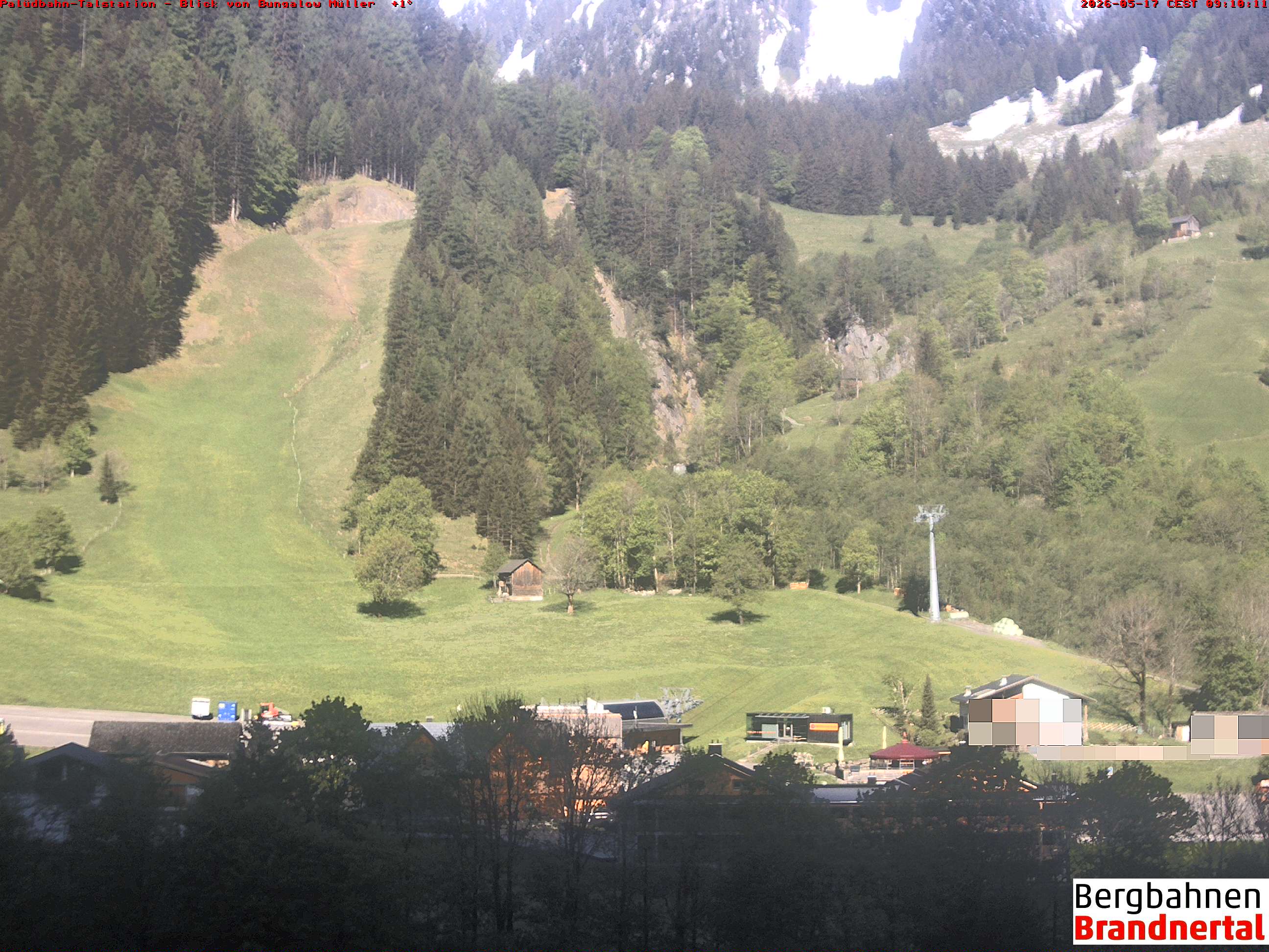 Blick auf Palüdbahn von Bungalow Müller