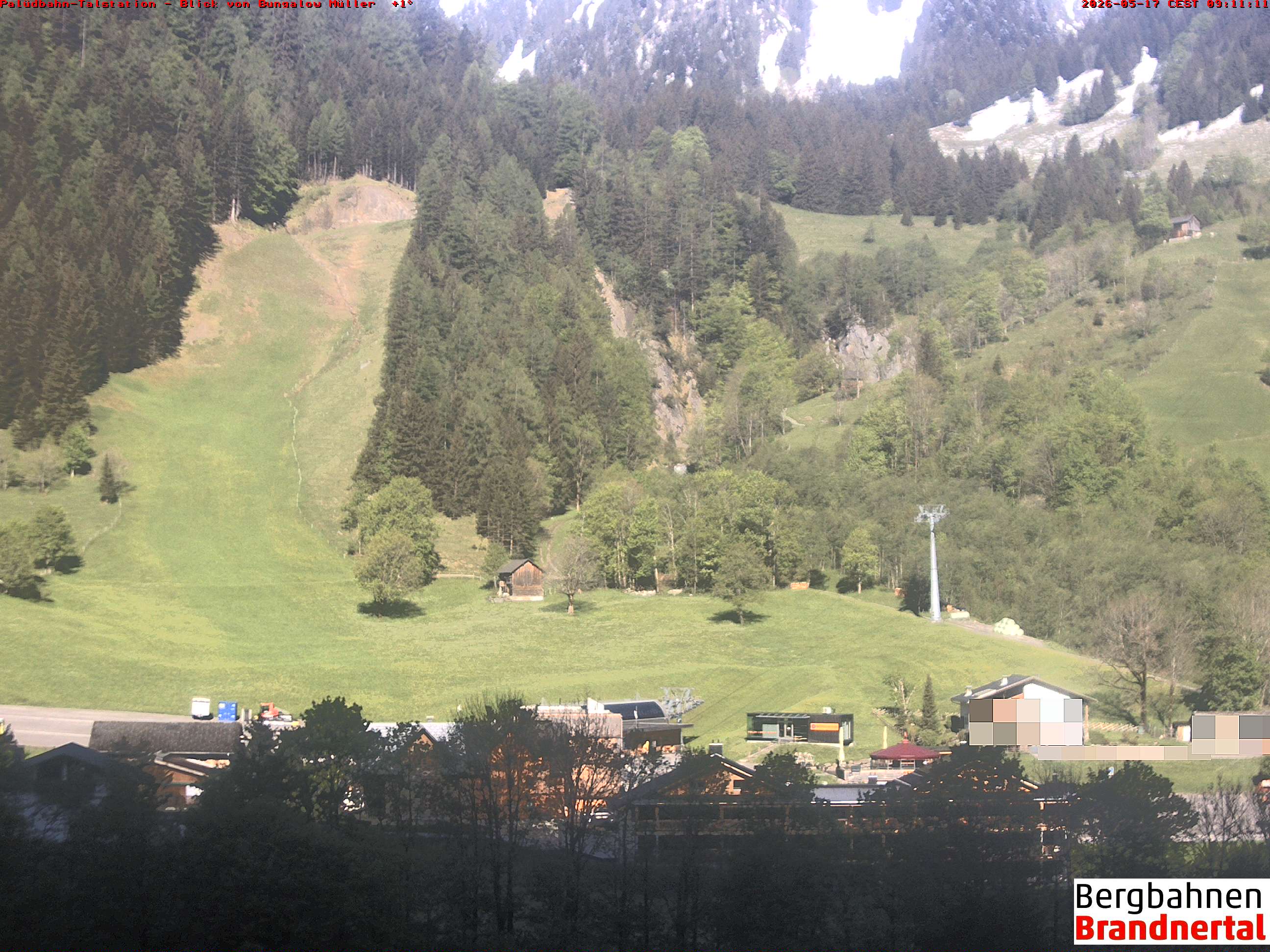 Blick auf Palüdbahn von Bungalow Müller