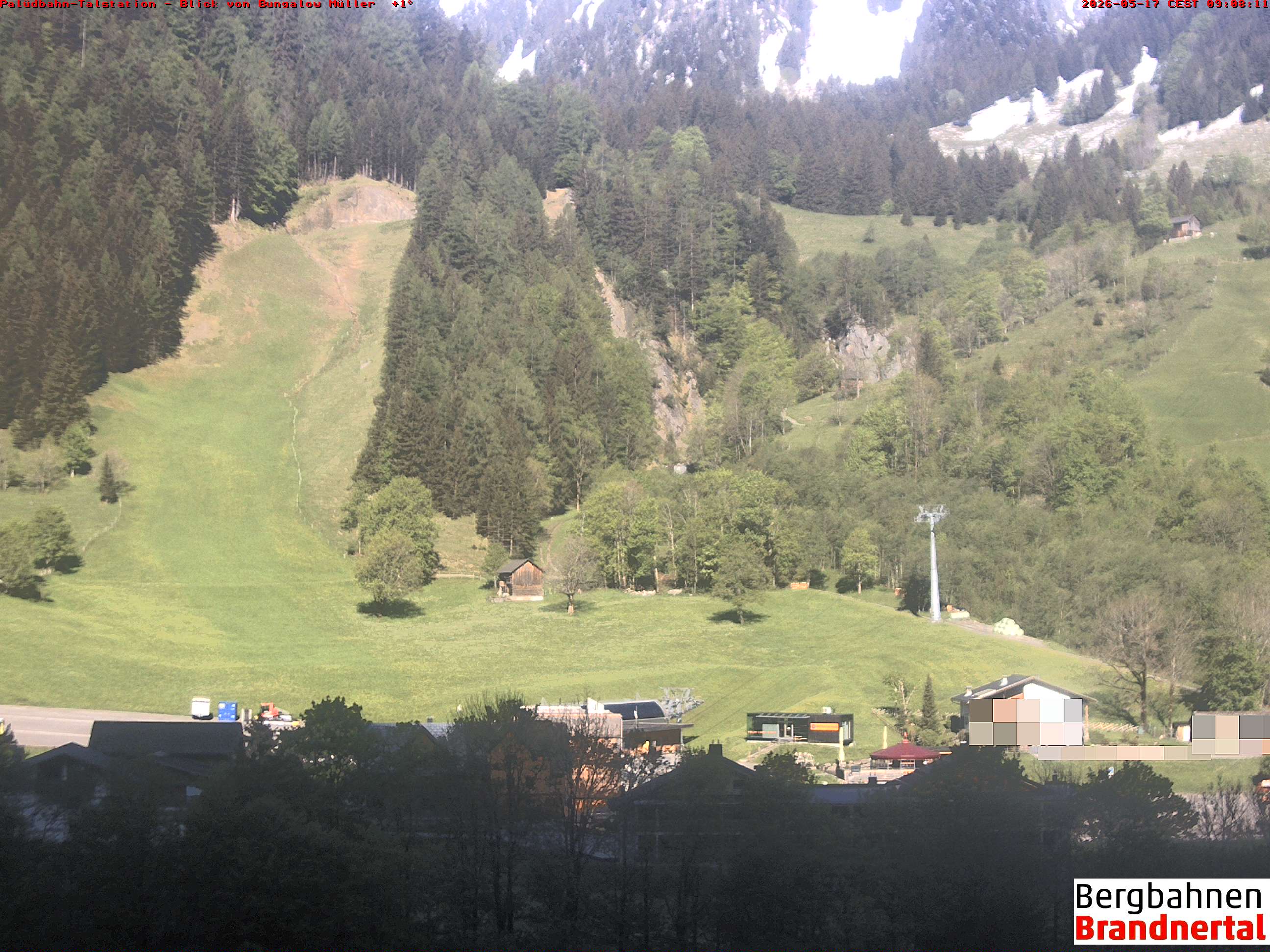 Blick auf Palüdbahn von Bungalow Müller