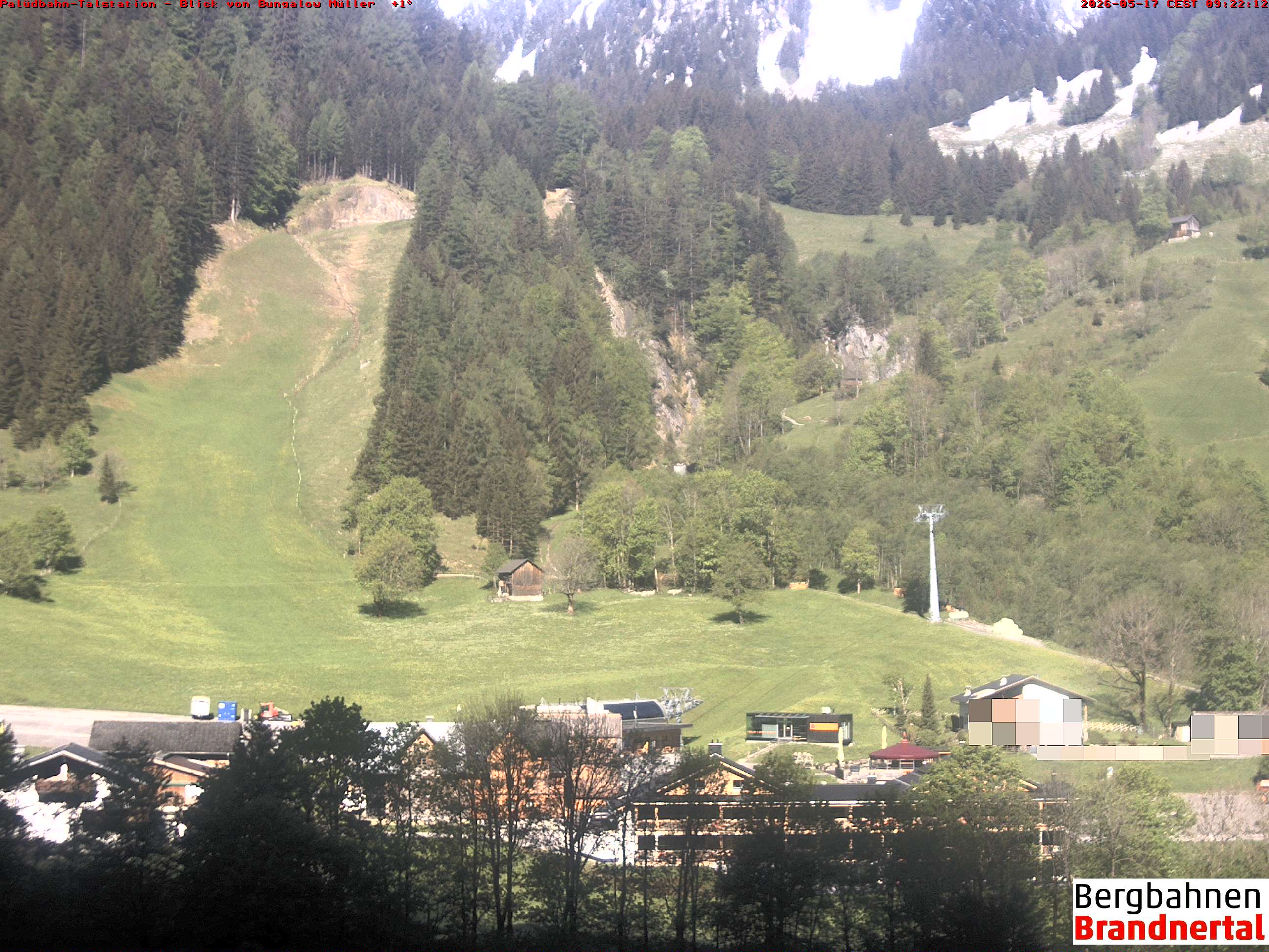 Blick auf Palüdbahn von Bungalow Müller