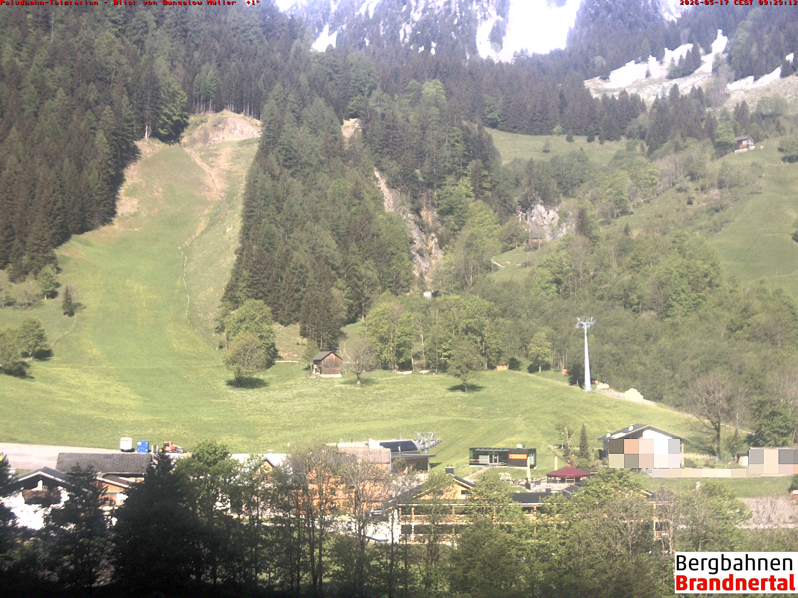Blick auf Palüdbahn von Bungalow Müller