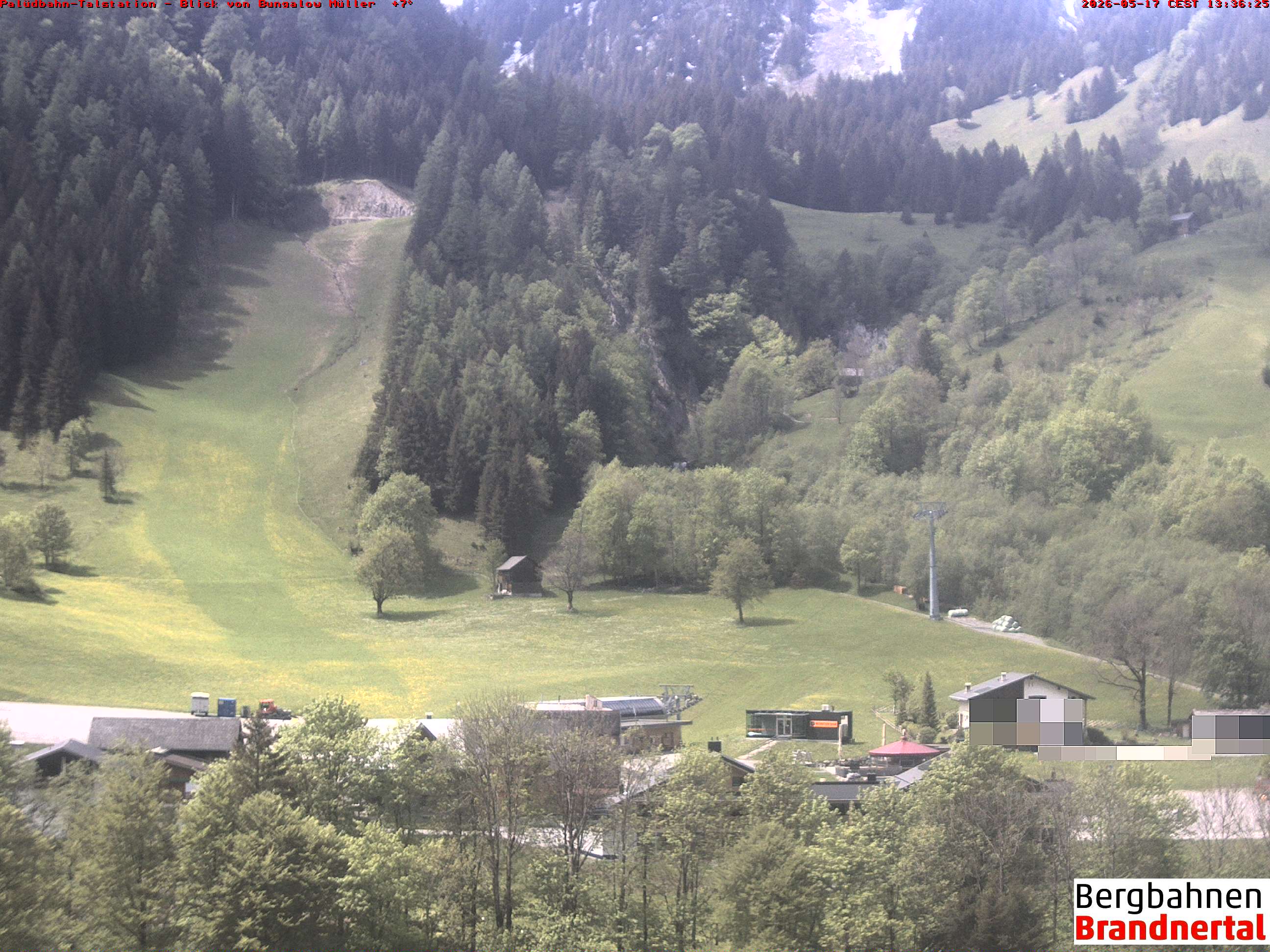Blick auf Palüdbahn von Bungalow Müller