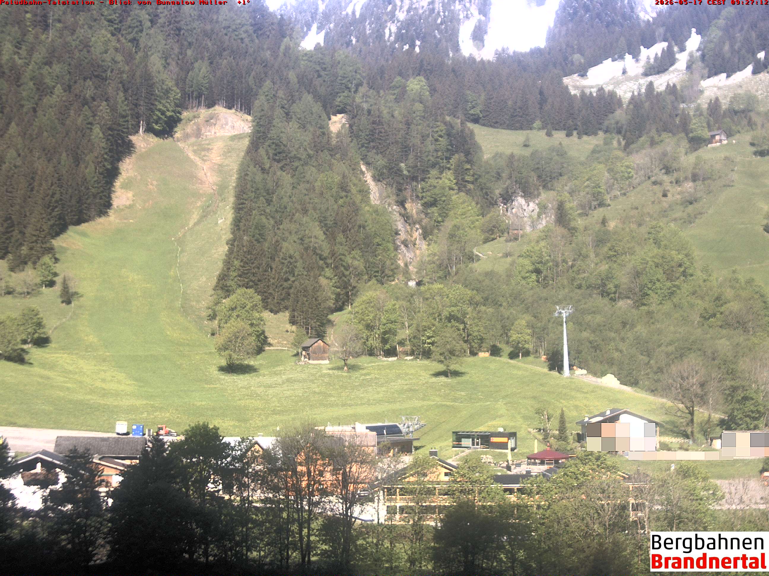 Blick auf Palüdbahn von Bungalow Müller