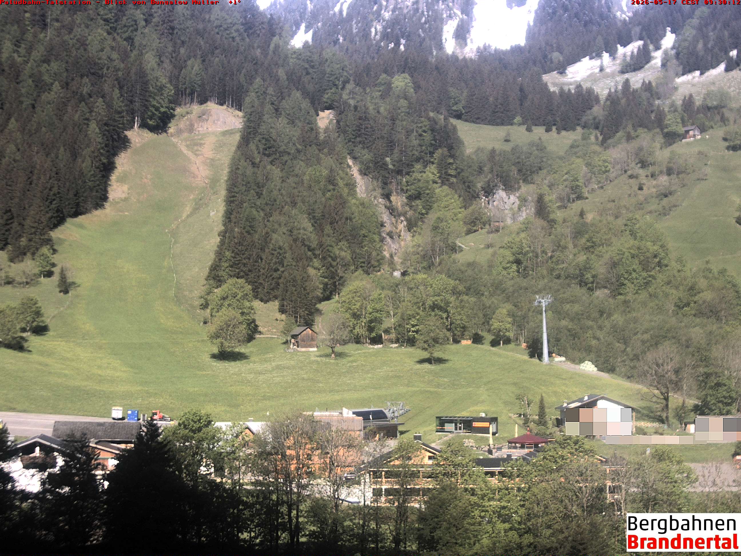 Blick auf Palüdbahn von Bungalow Müller