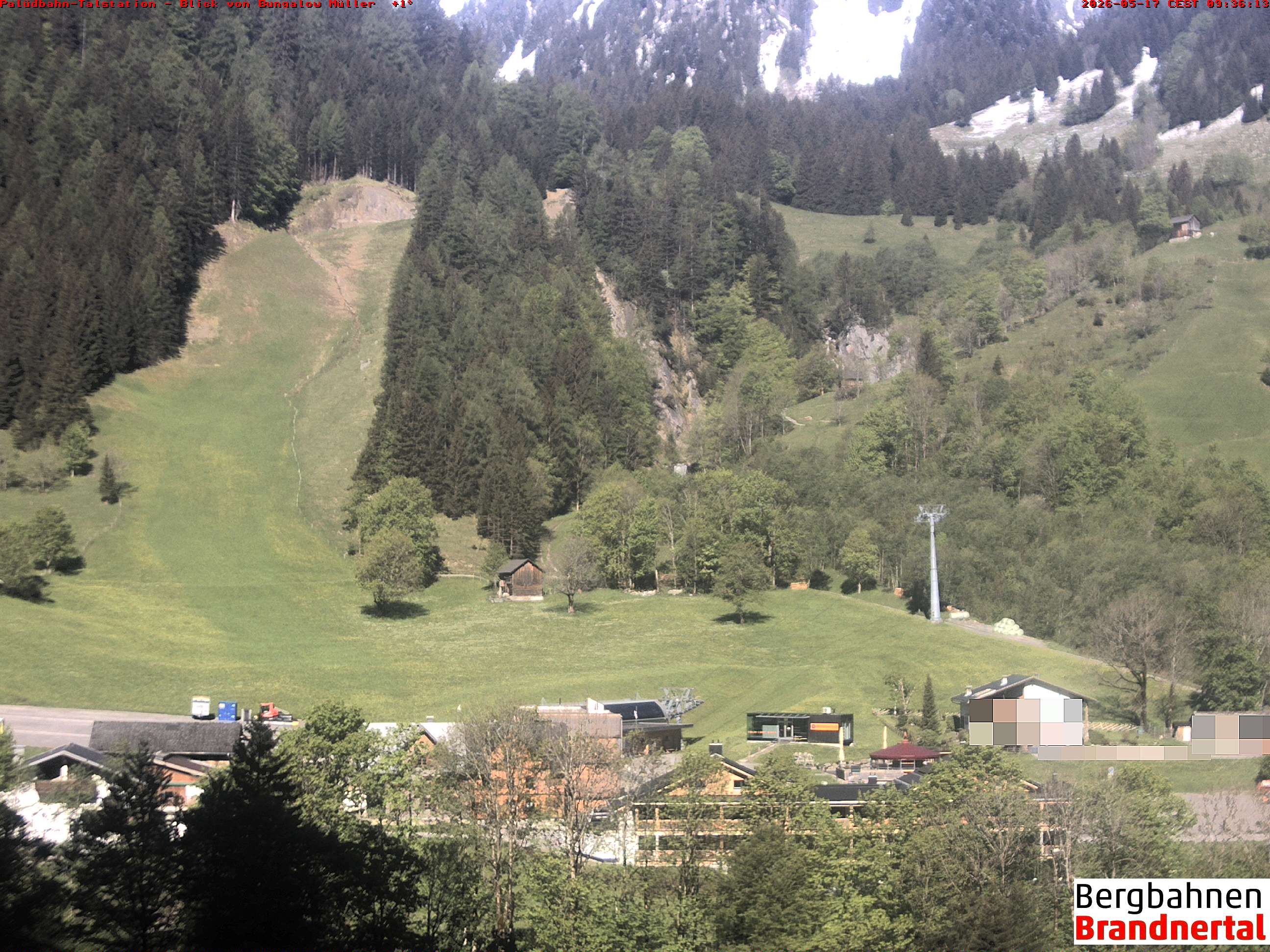 Blick auf Palüdbahn von Bungalow Müller