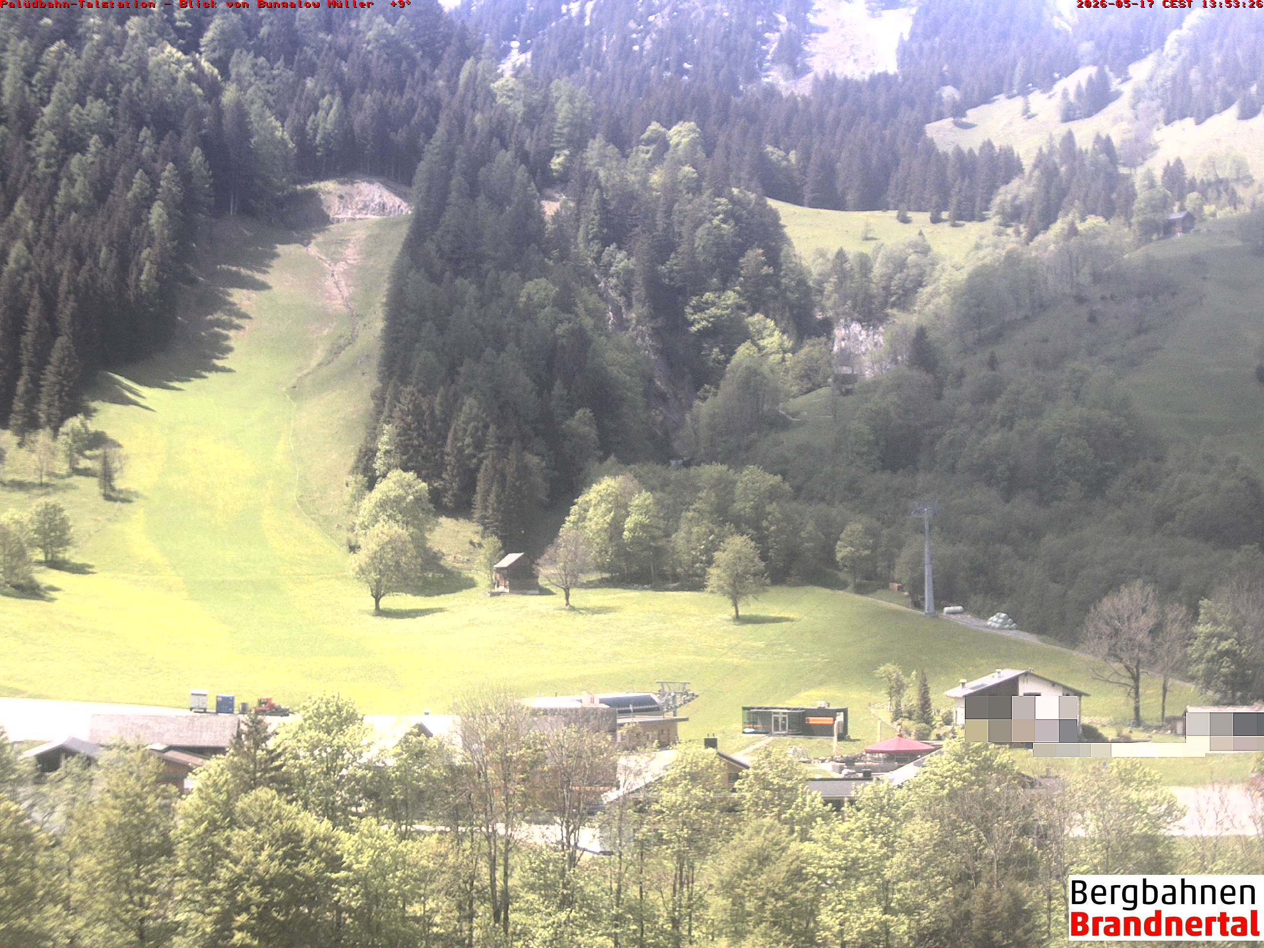 Blick auf Palüdbahn von Bungalow Müller