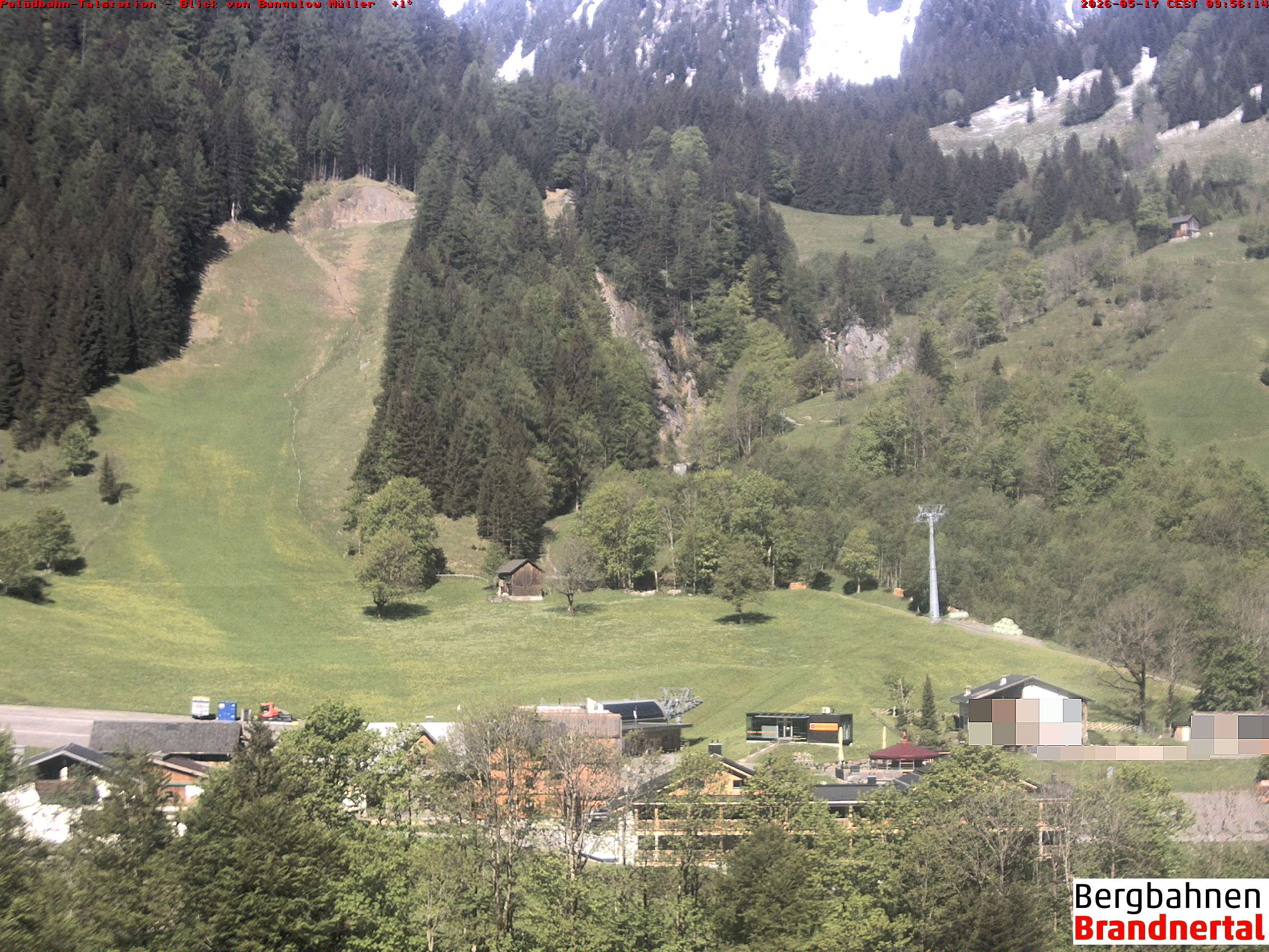 Blick auf Palüdbahn von Bungalow Müller