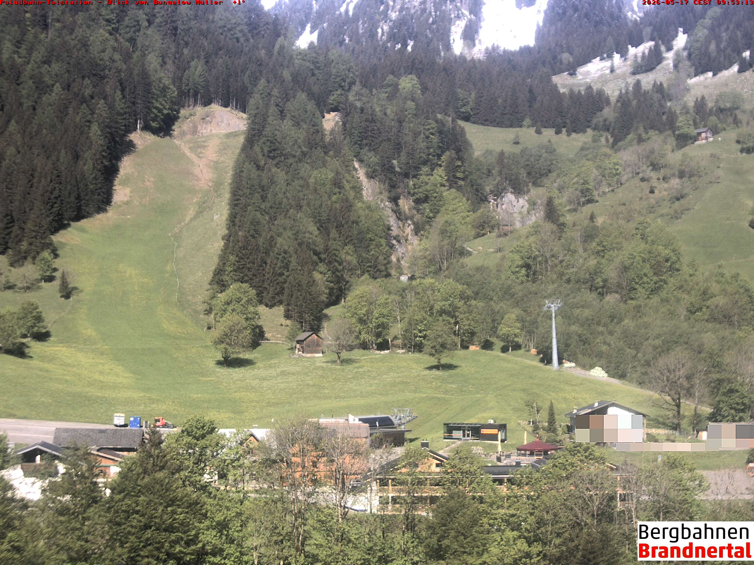 Blick auf Palüdbahn von Bungalow Müller
