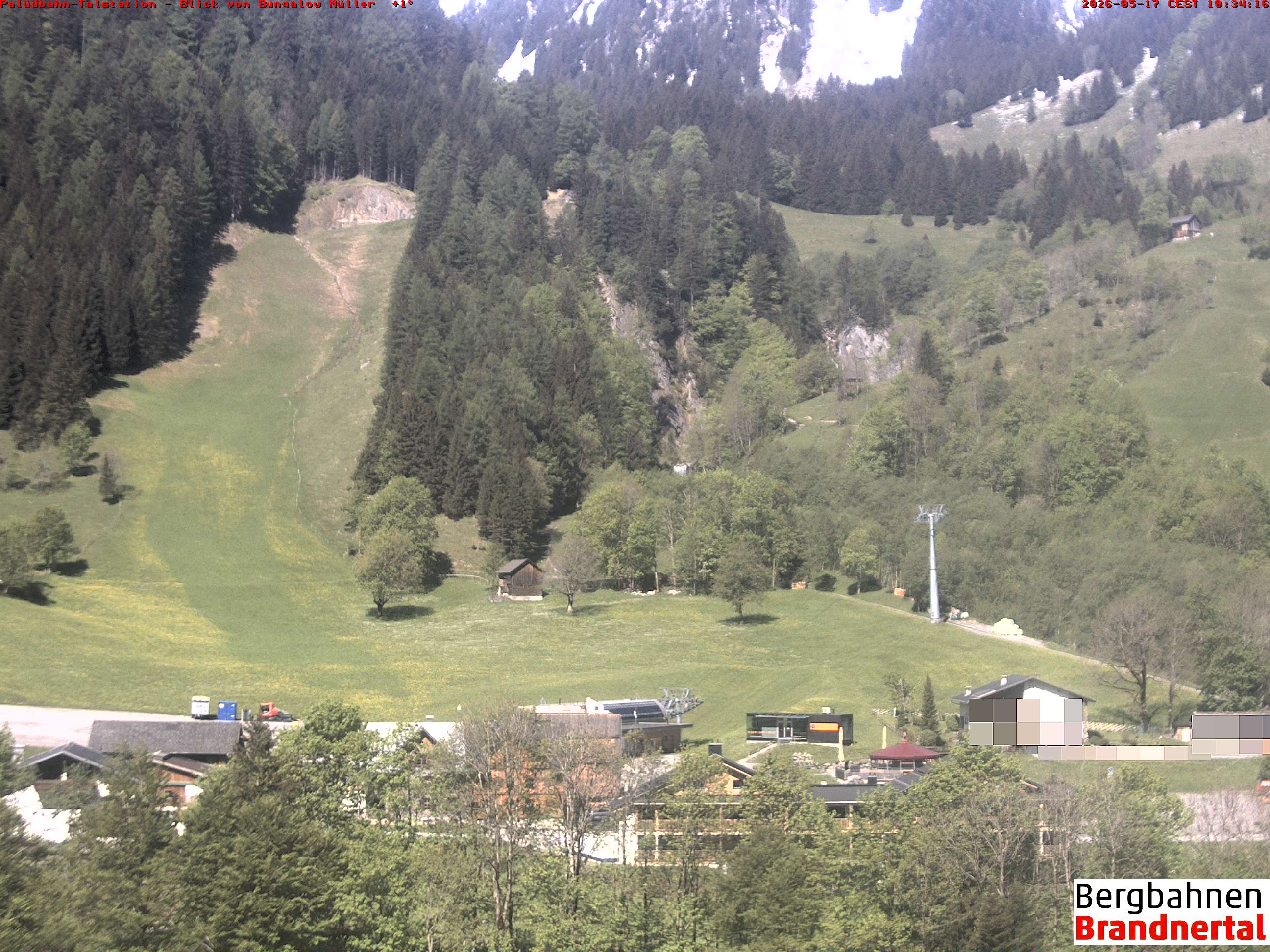 Blick auf Palüdbahn von Bungalow Müller
