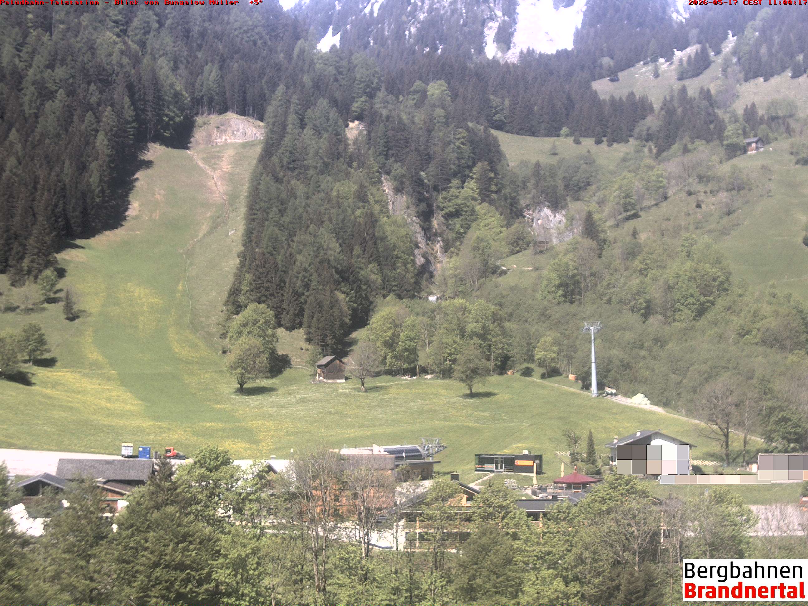Blick auf Palüdbahn von Bungalow Müller