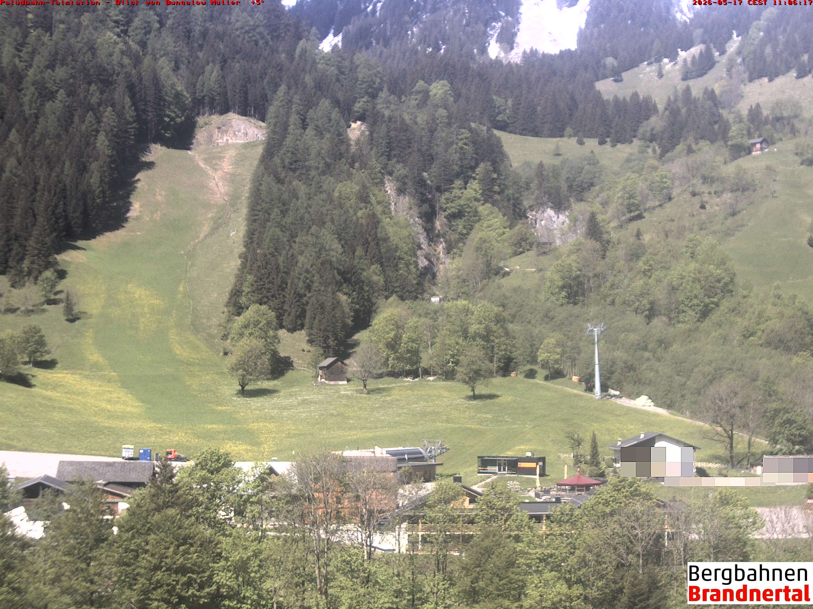 Blick auf Palüdbahn von Bungalow Müller