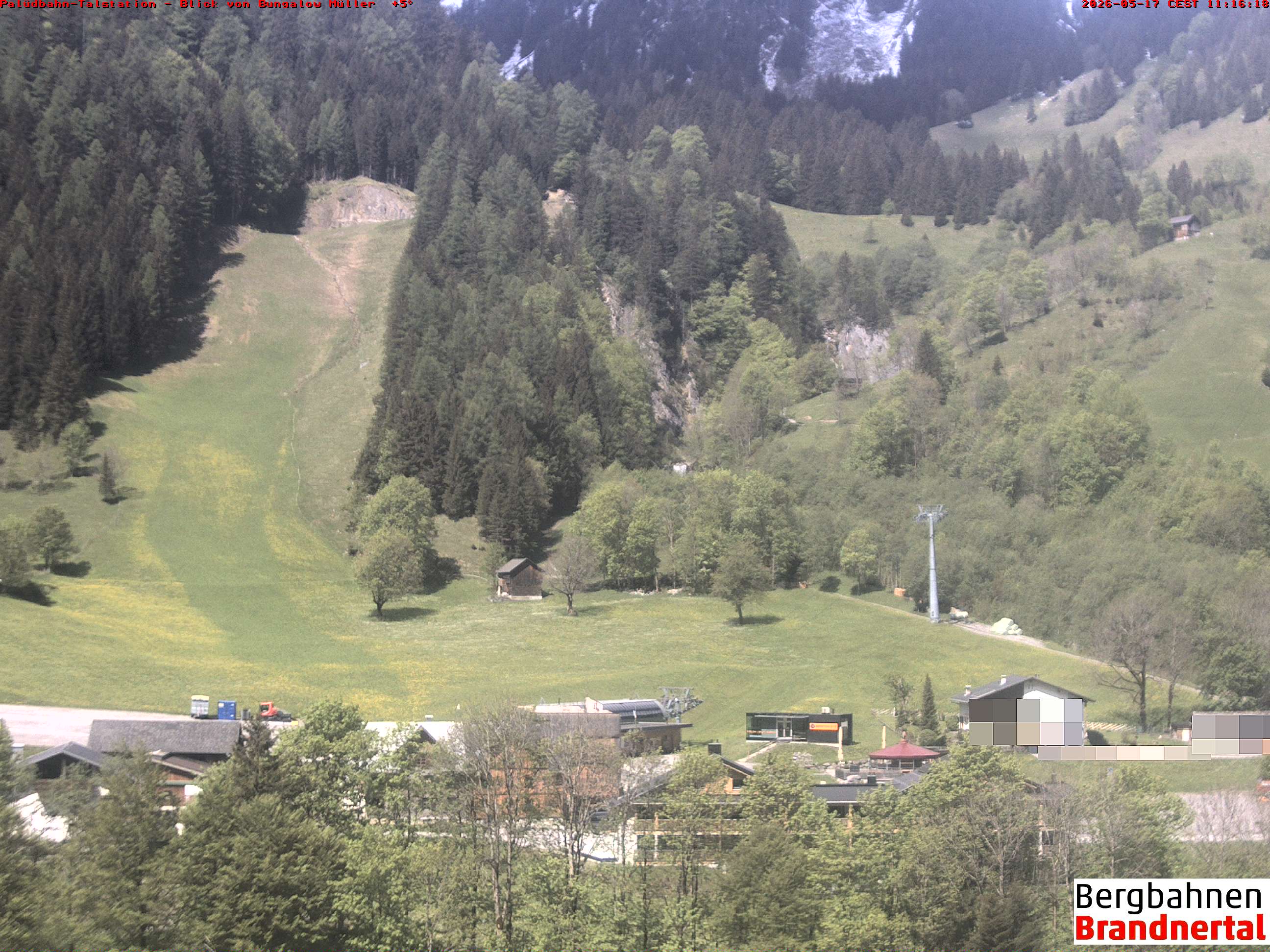 Blick auf Palüdbahn von Bungalow Müller
