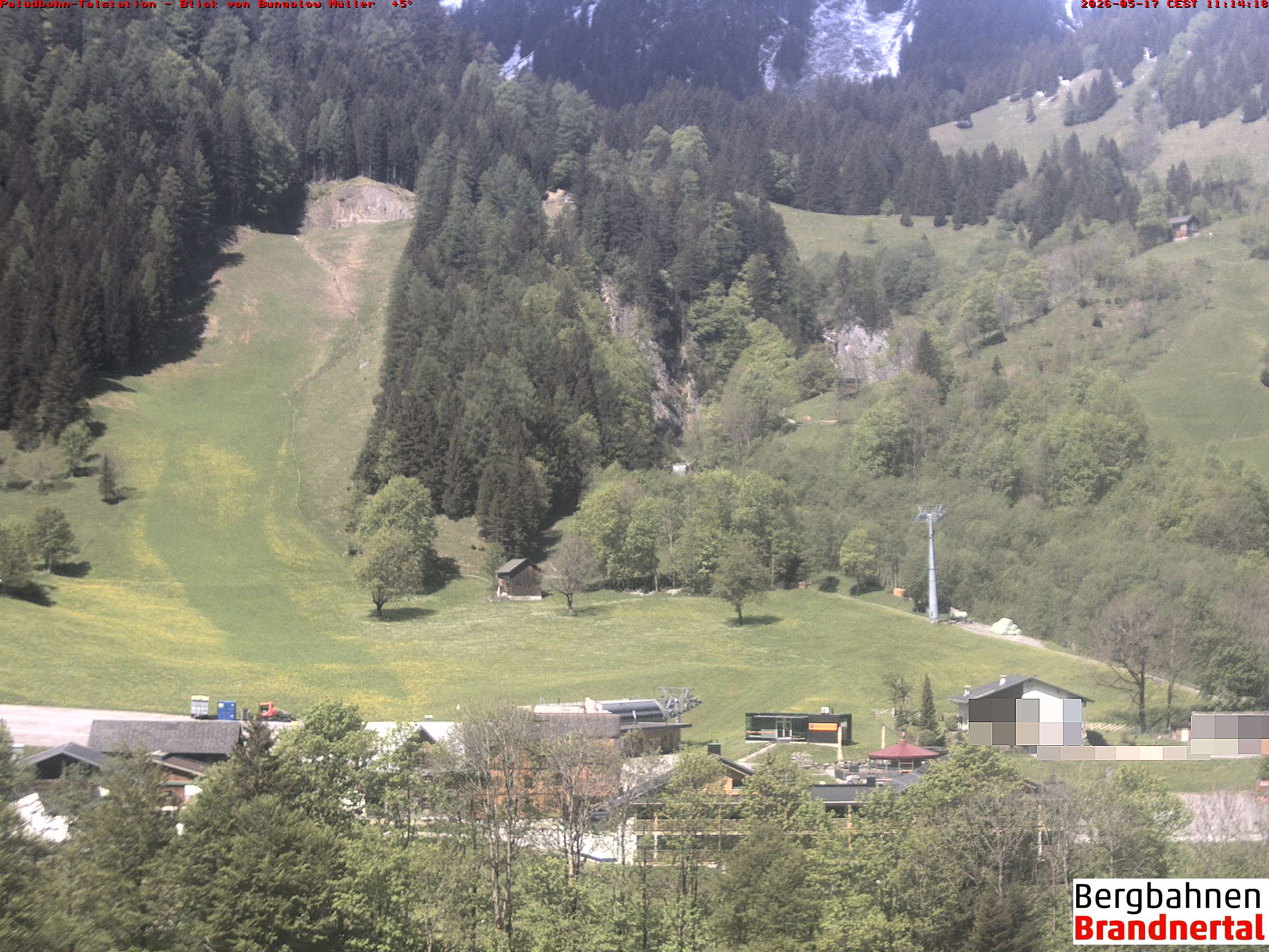 Blick auf Palüdbahn von Bungalow Müller