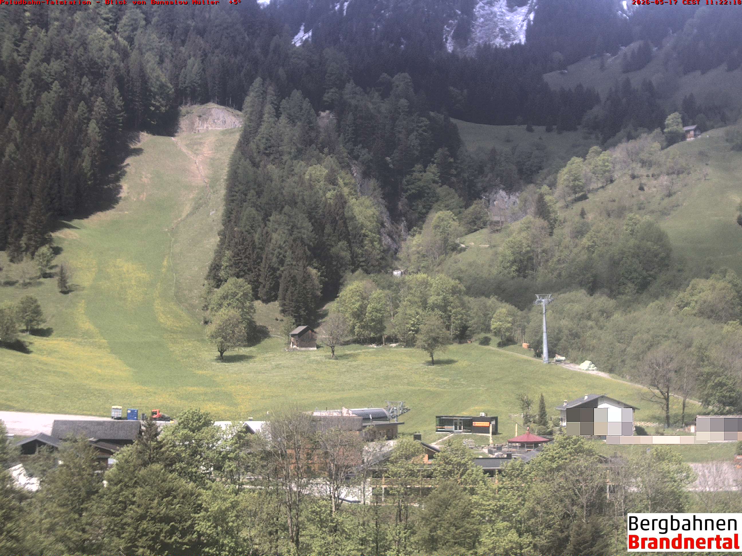Blick auf Palüdbahn von Bungalow Müller