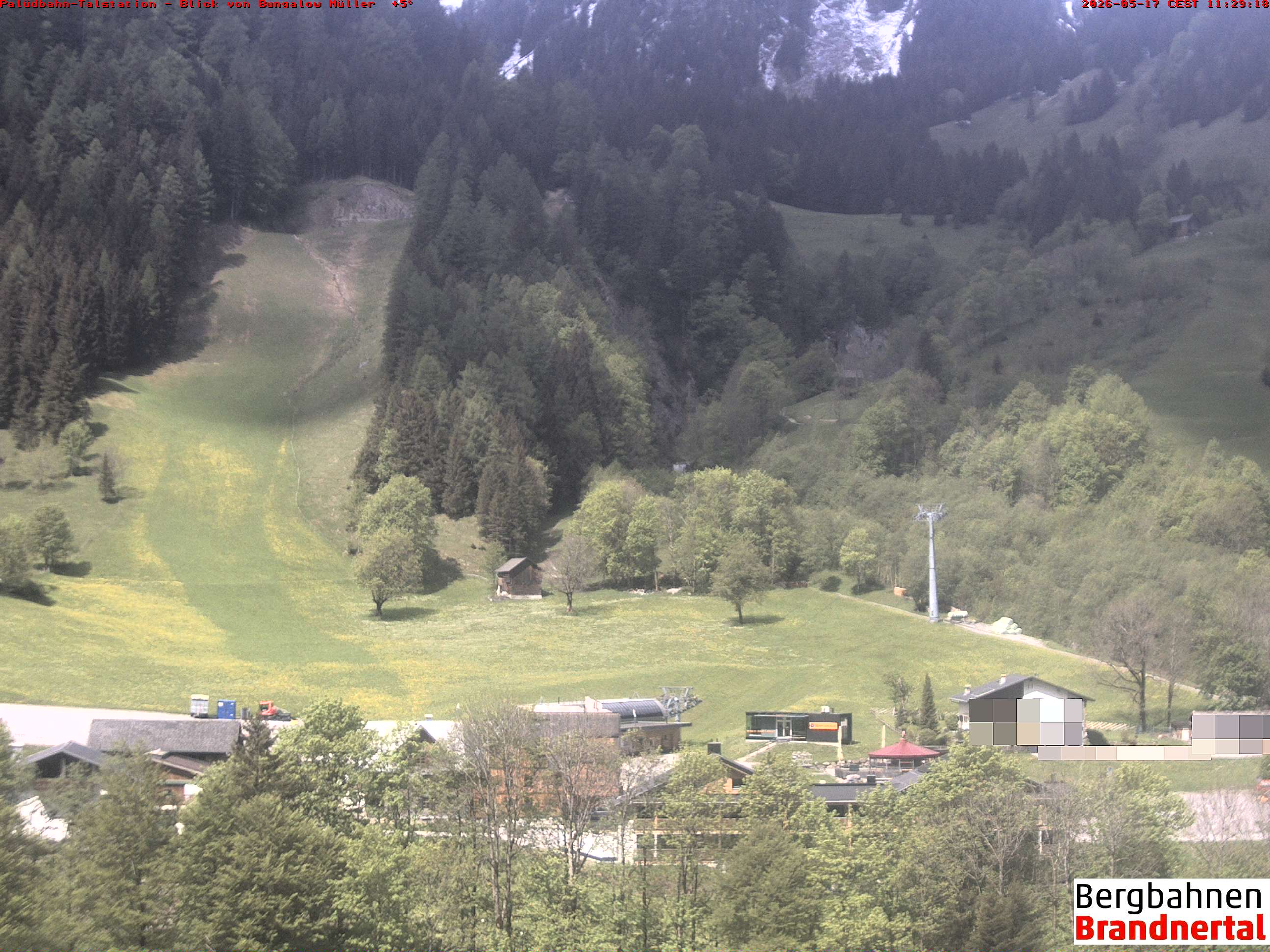 Blick auf Palüdbahn von Bungalow Müller