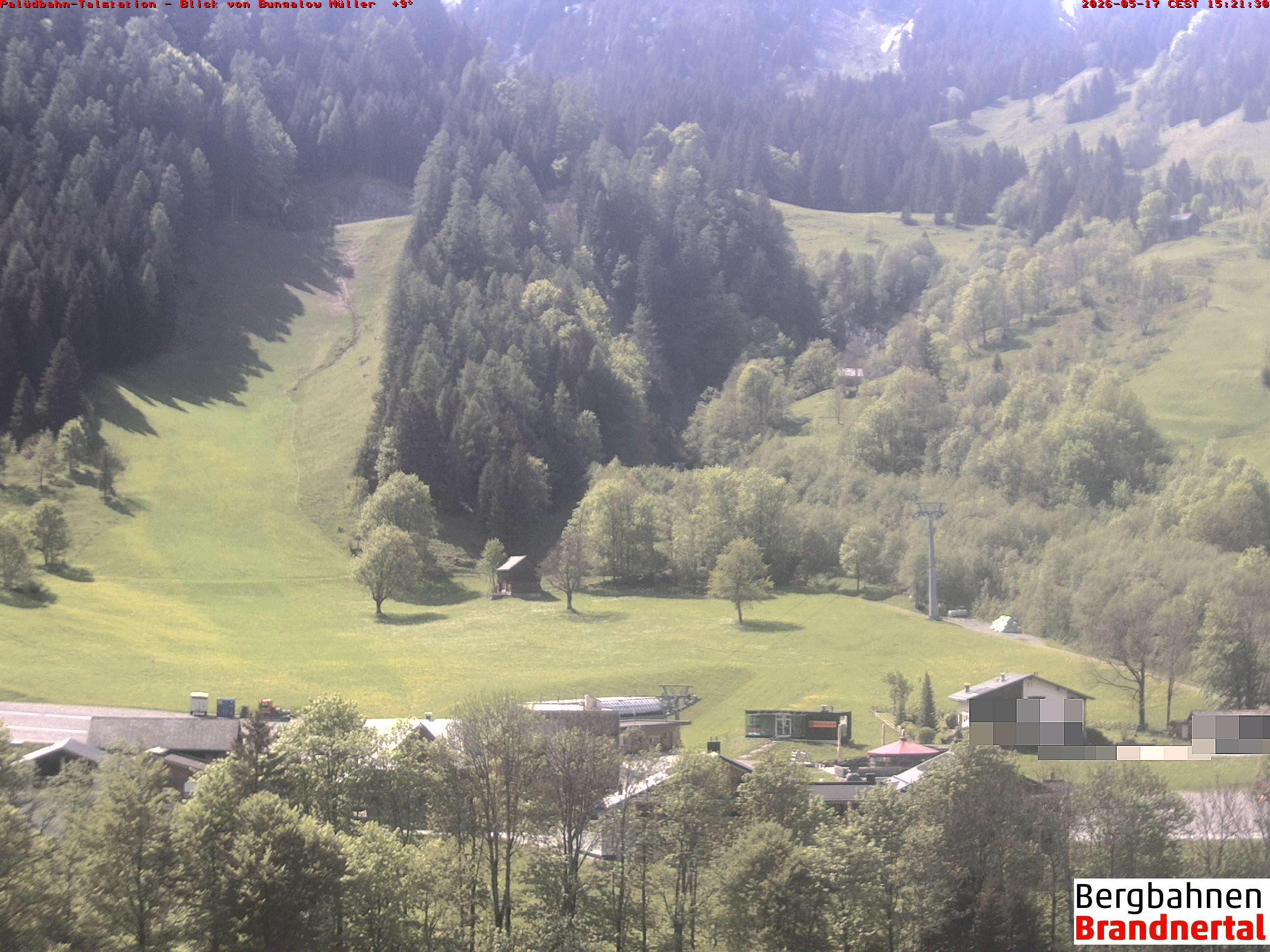 Blick auf Palüdbahn von Bungalow Müller