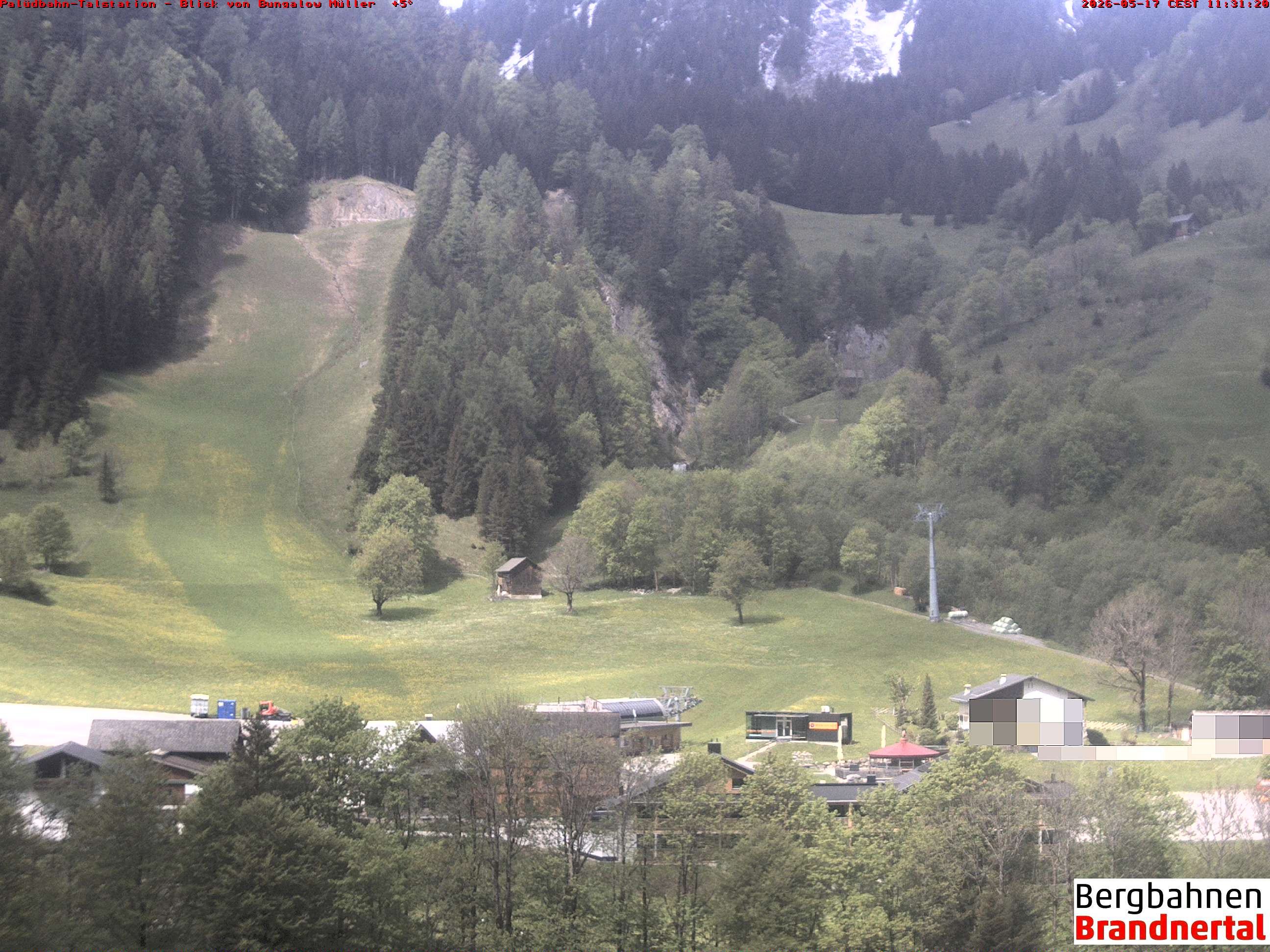 Blick auf Palüdbahn von Bungalow Müller
