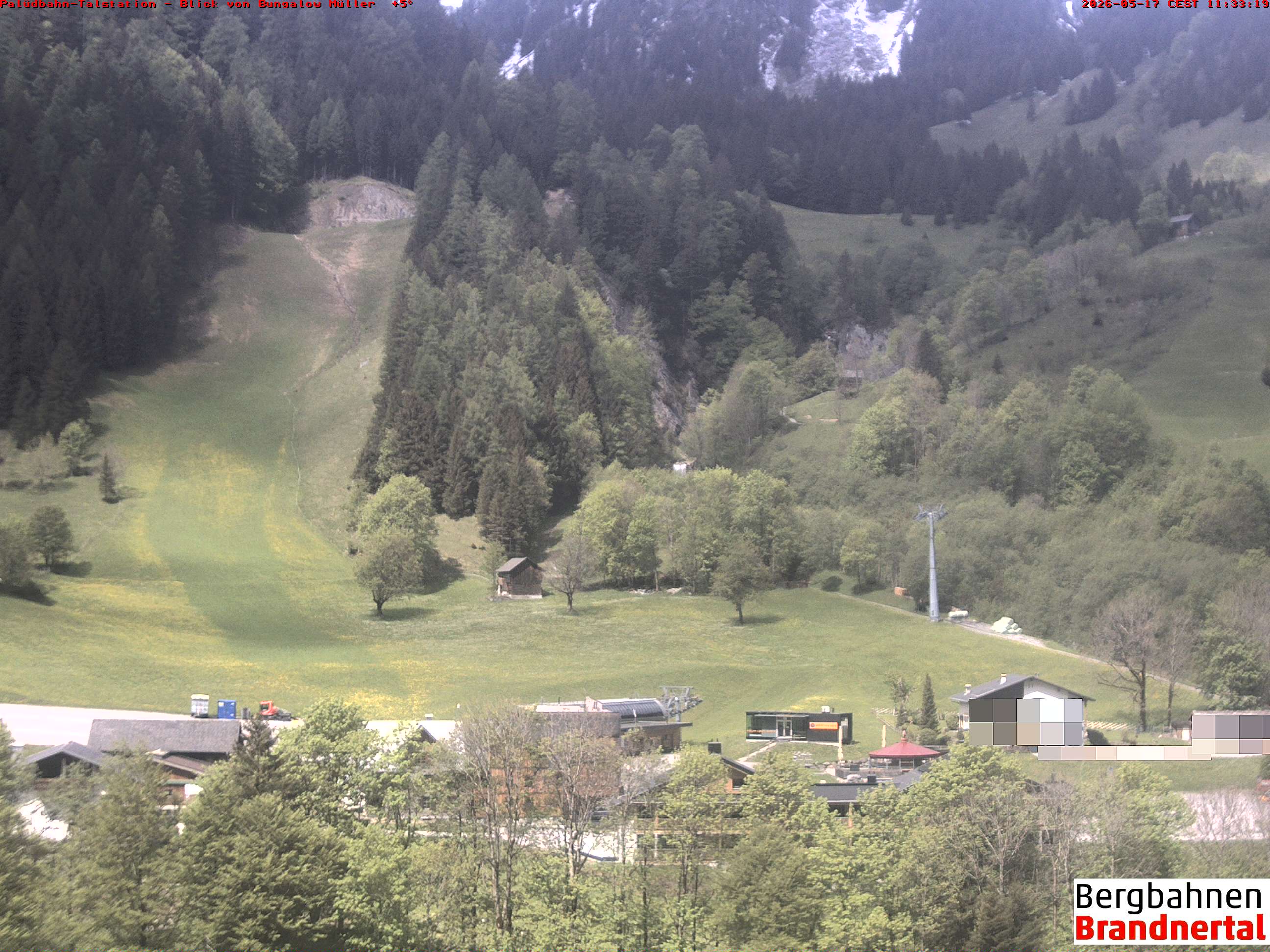Blick auf Palüdbahn von Bungalow Müller
