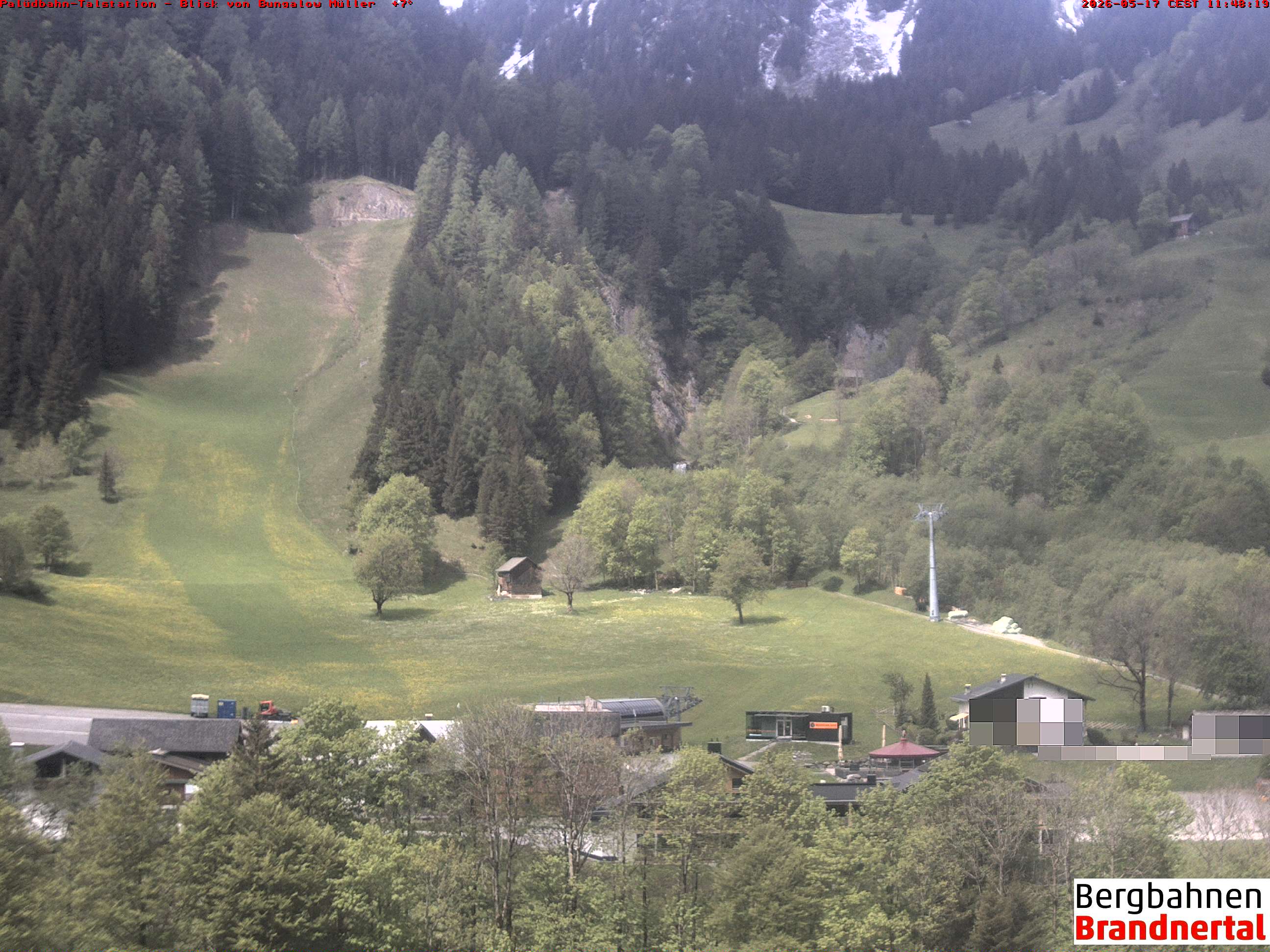 Blick auf Palüdbahn von Bungalow Müller