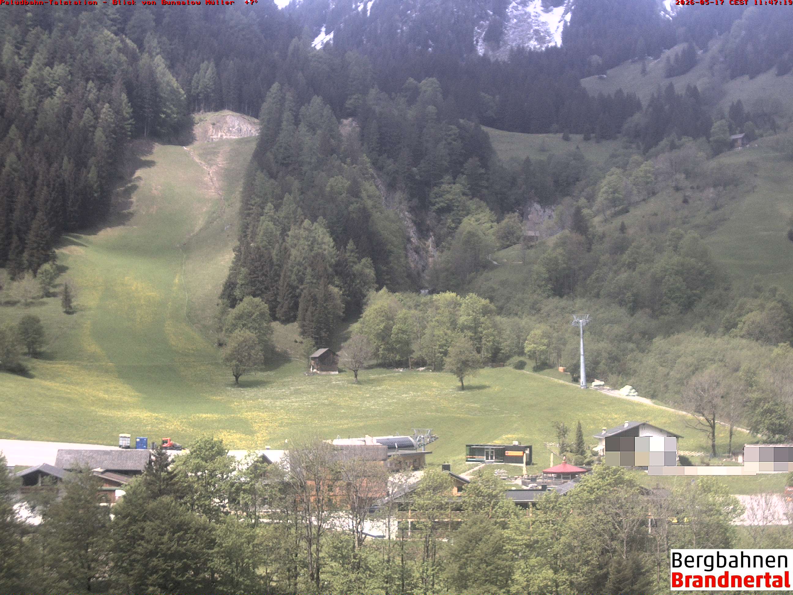 Blick auf Palüdbahn von Bungalow Müller