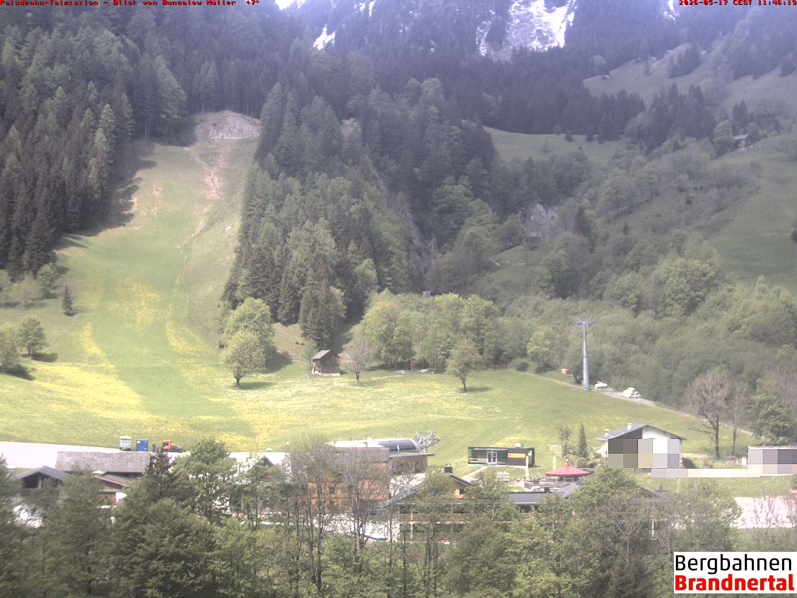 Blick auf Palüdbahn von Bungalow Müller