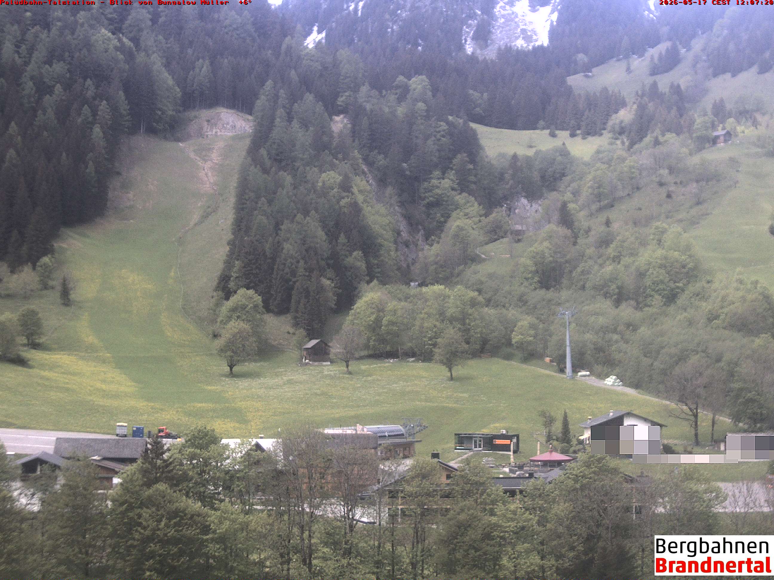Blick auf Palüdbahn von Bungalow Müller