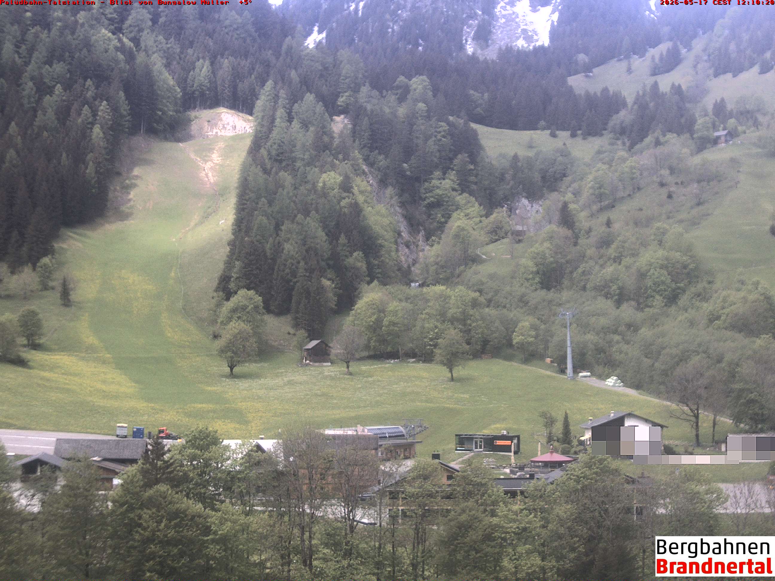 Blick auf Palüdbahn von Bungalow Müller
