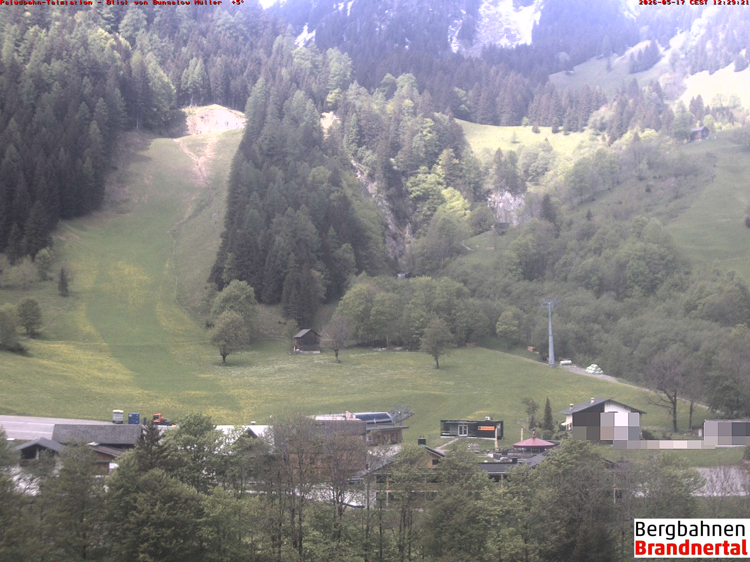 Blick auf Palüdbahn von Bungalow Müller