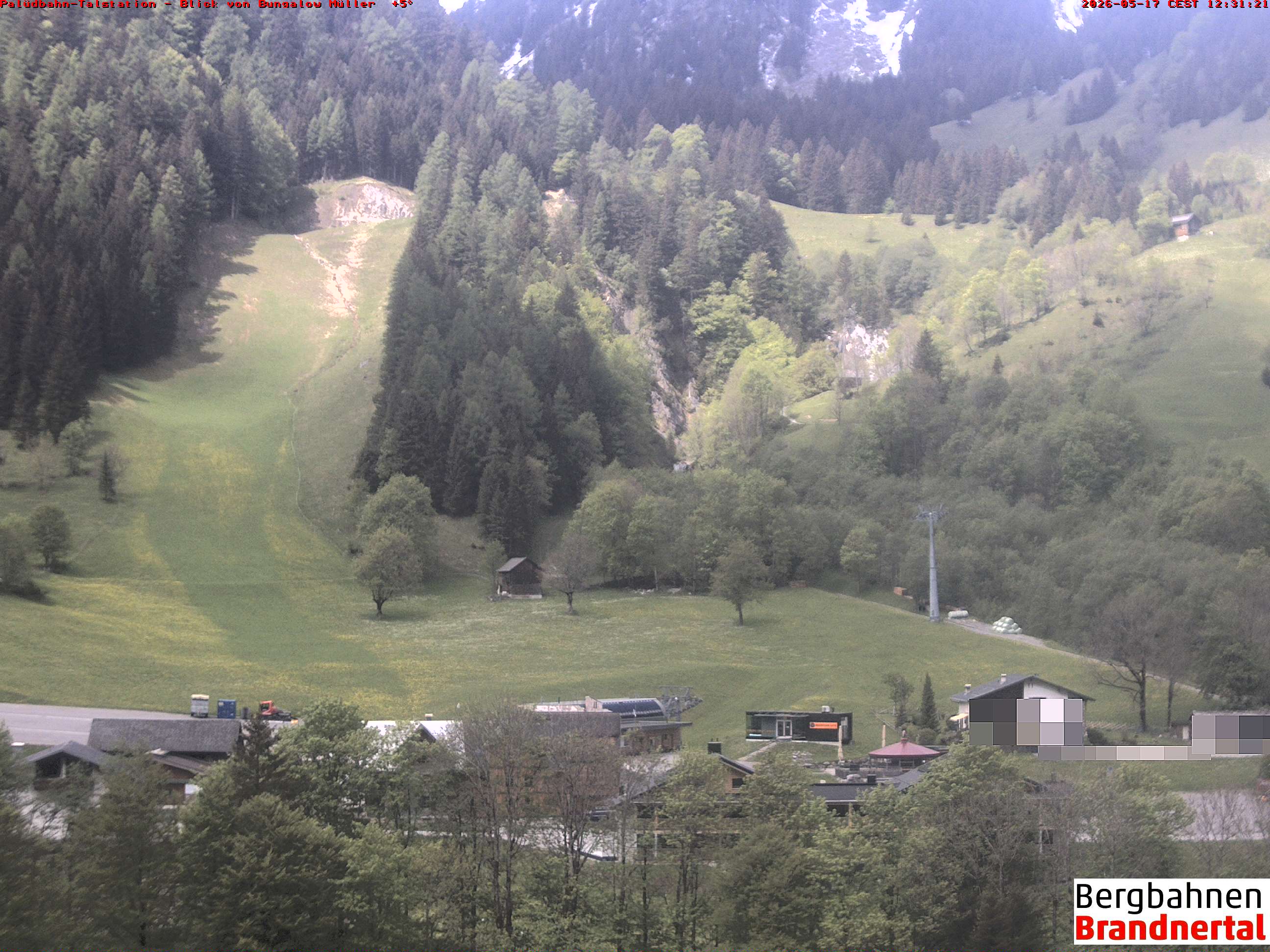 Blick auf Palüdbahn von Bungalow Müller