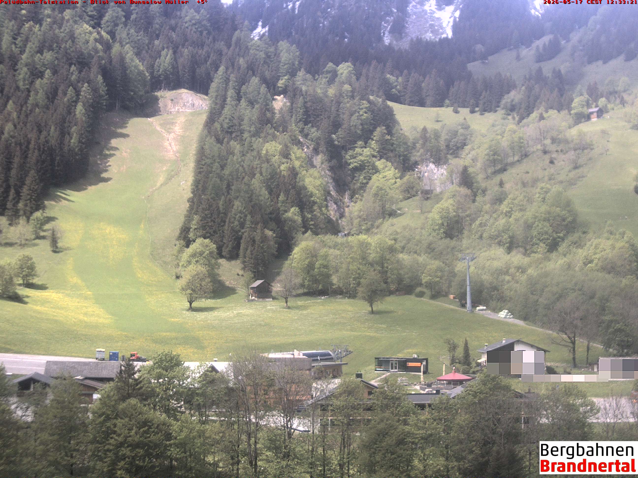Blick auf Palüdbahn von Bungalow Müller