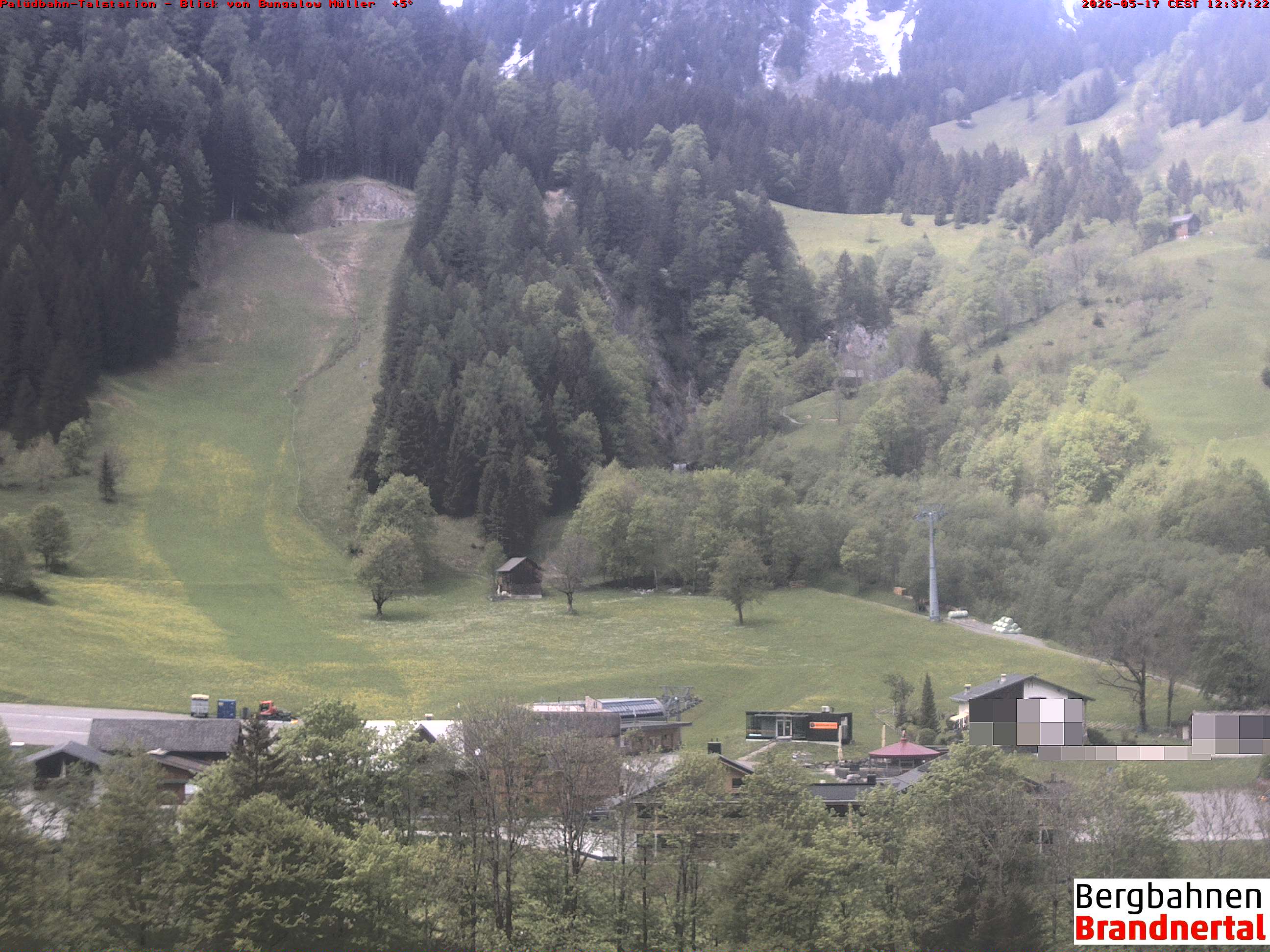 Blick auf Palüdbahn von Bungalow Müller