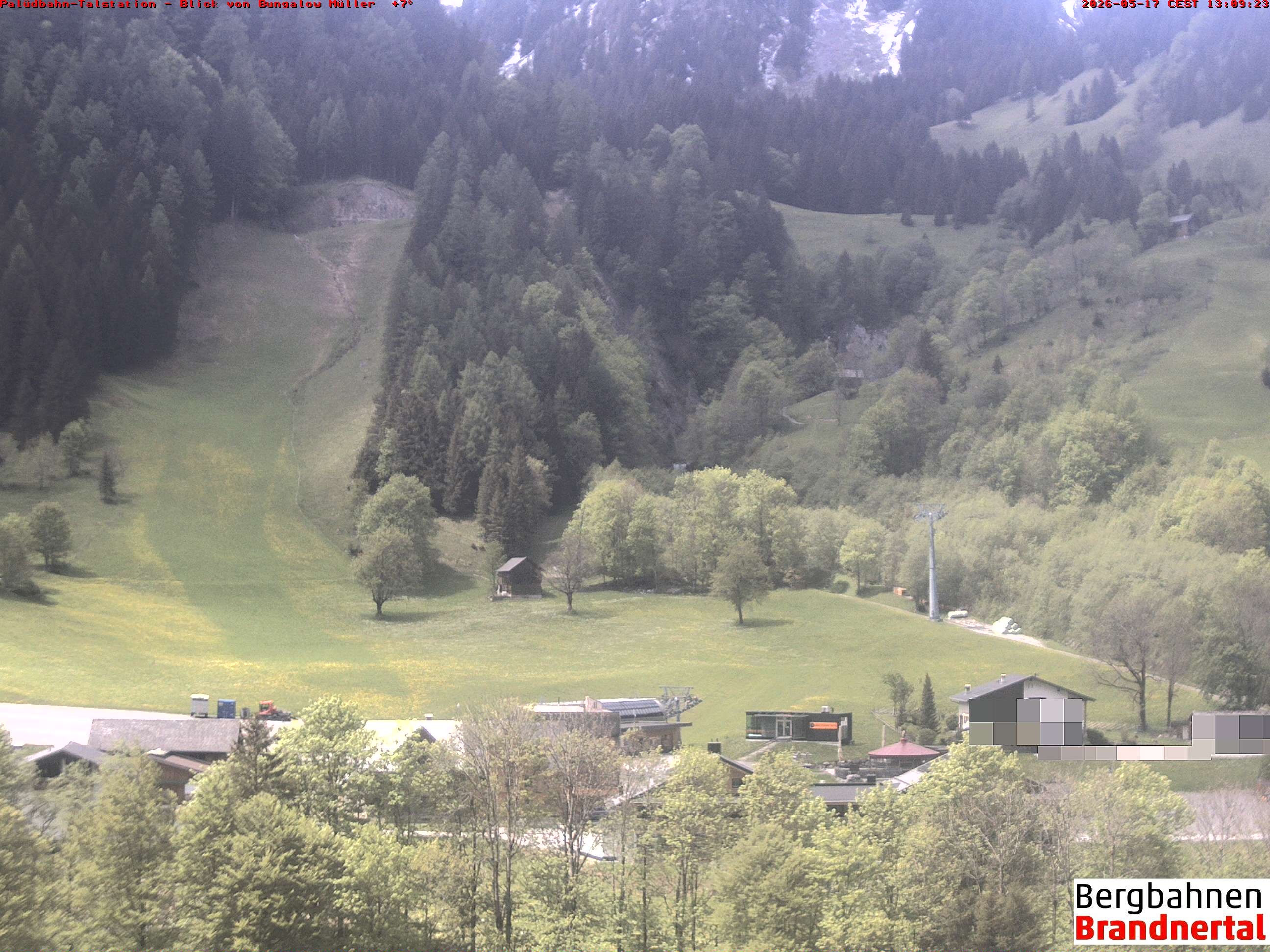 Blick auf Palüdbahn von Bungalow Müller