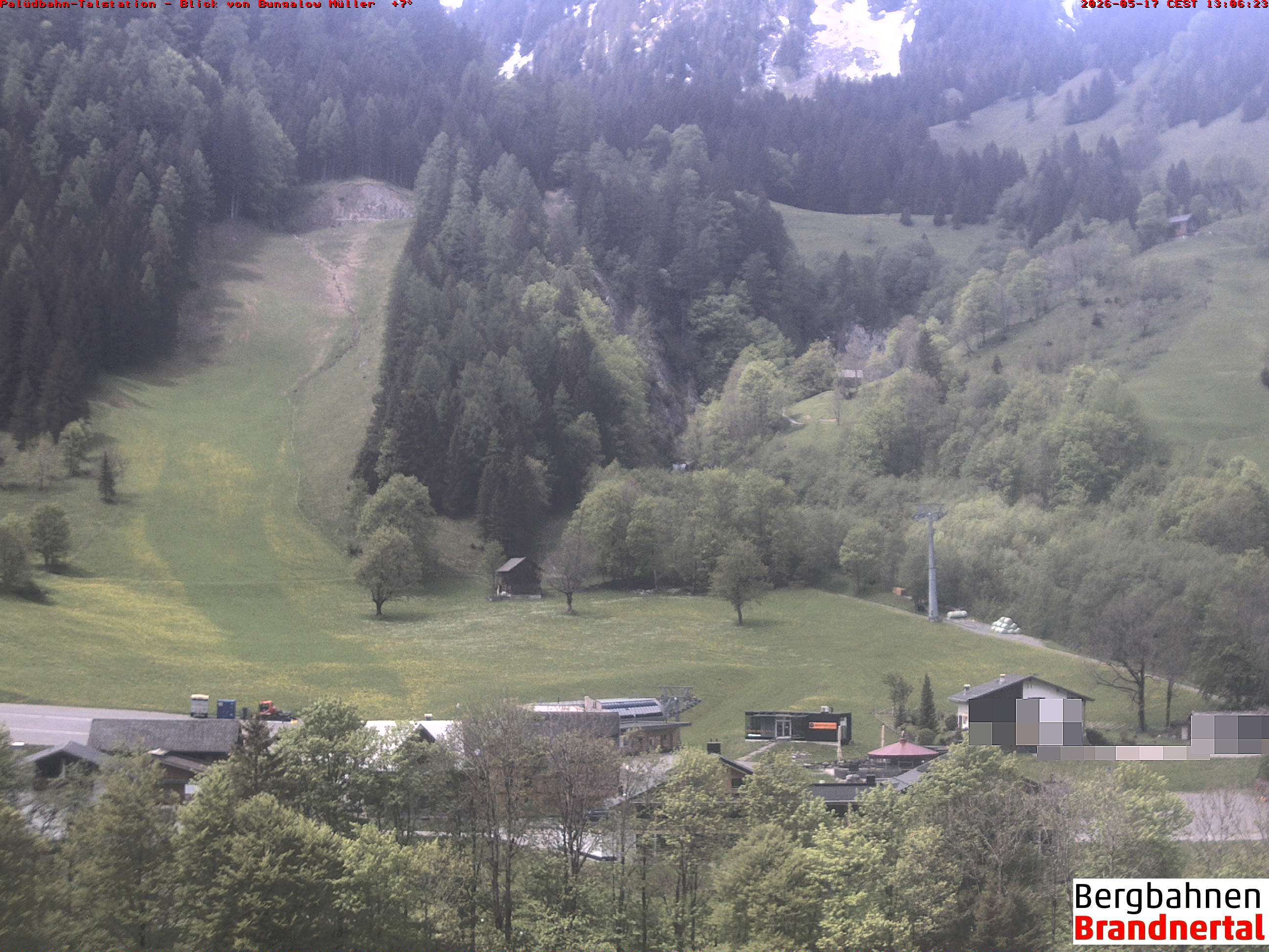 Blick auf Palüdbahn von Bungalow Müller