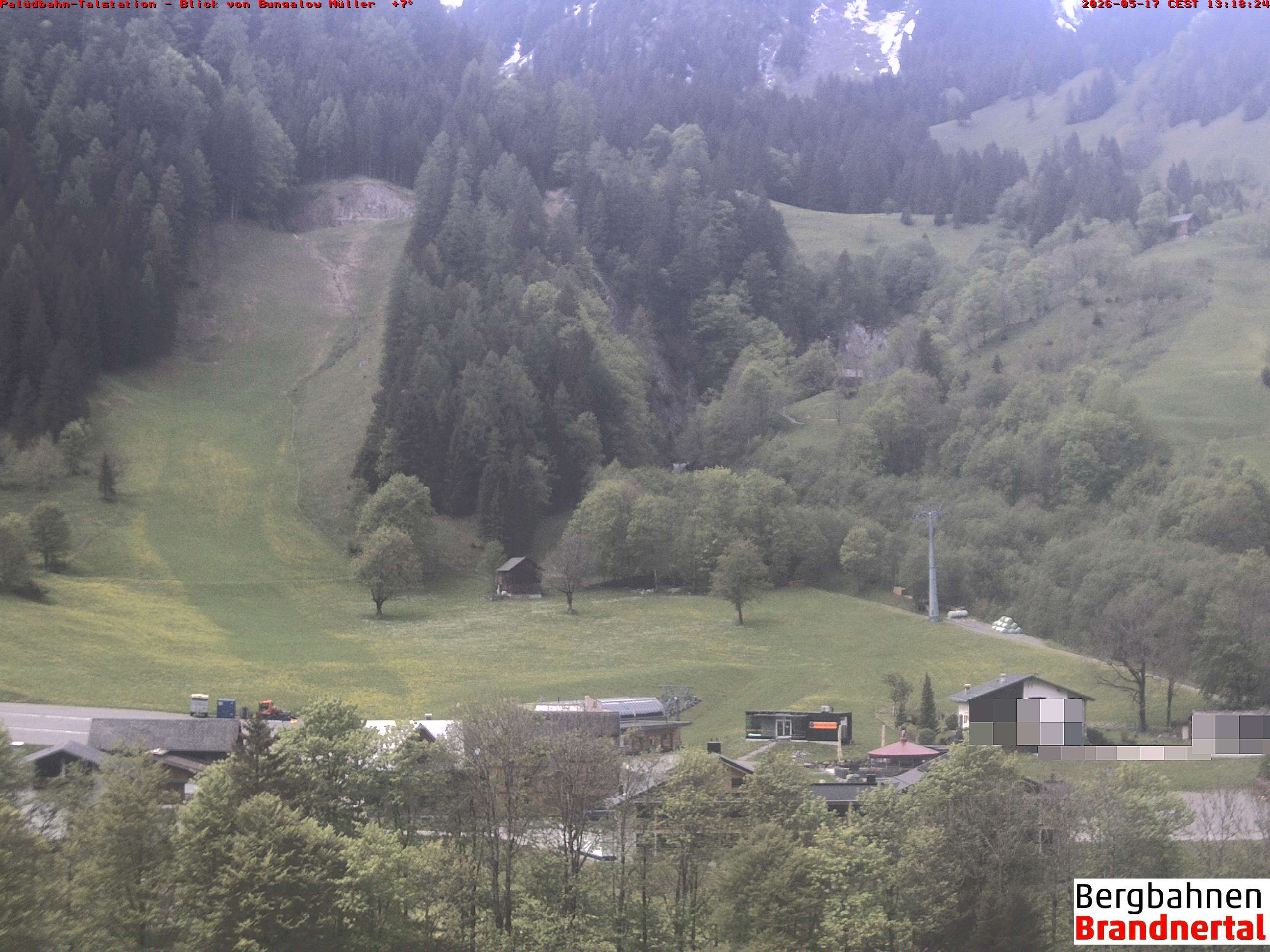 Blick auf Palüdbahn von Bungalow Müller