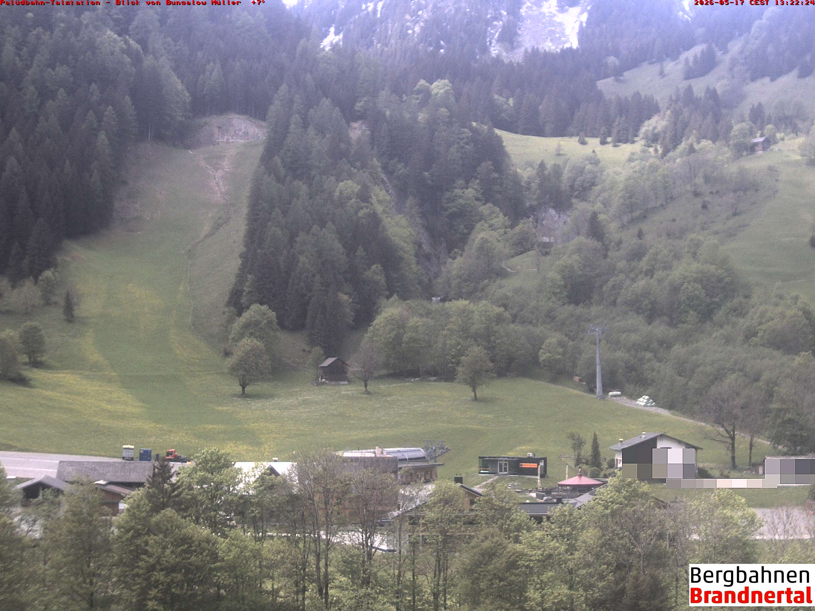 Blick auf Palüdbahn von Bungalow Müller