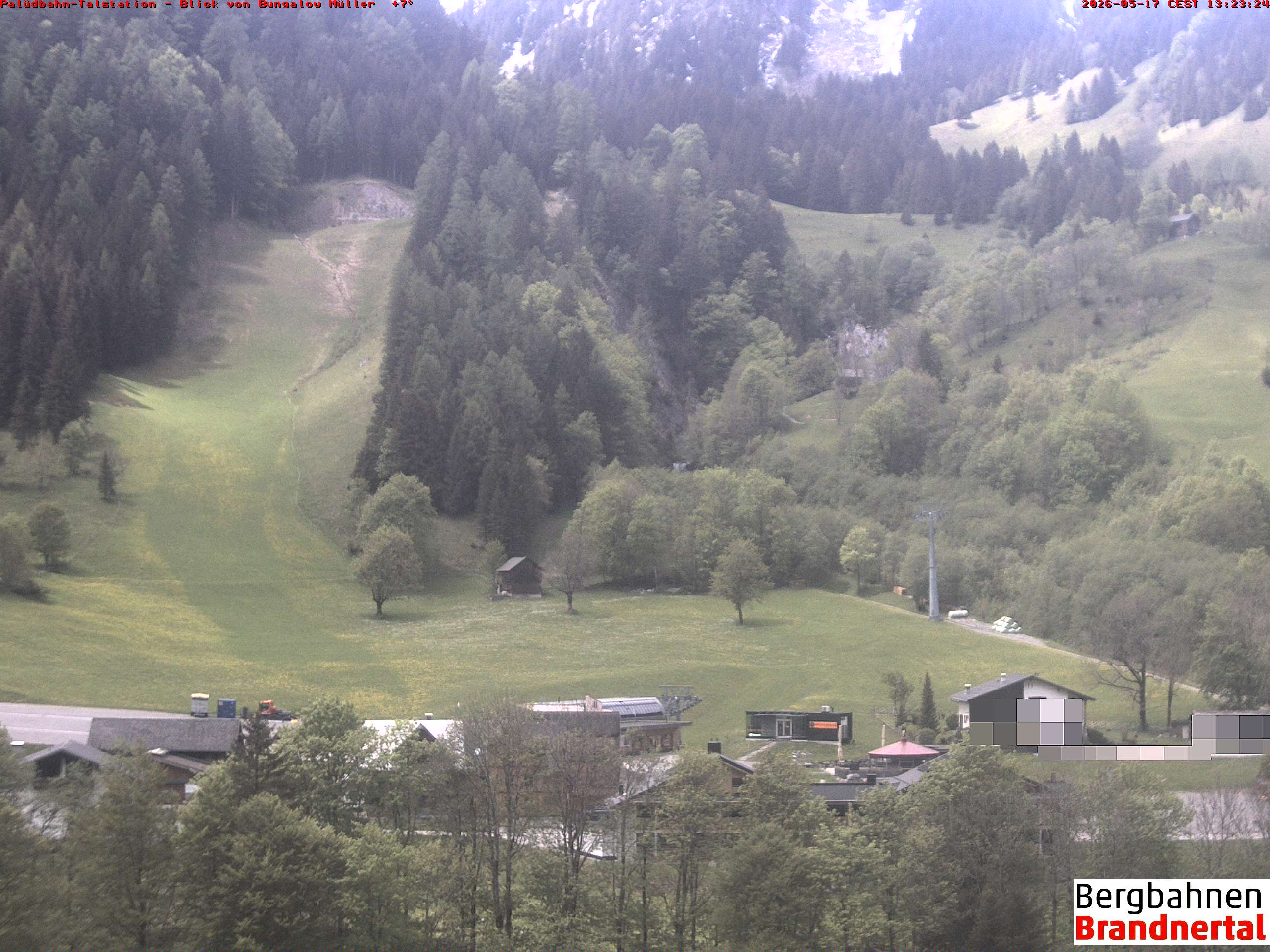 Blick auf Palüdbahn von Bungalow Müller
