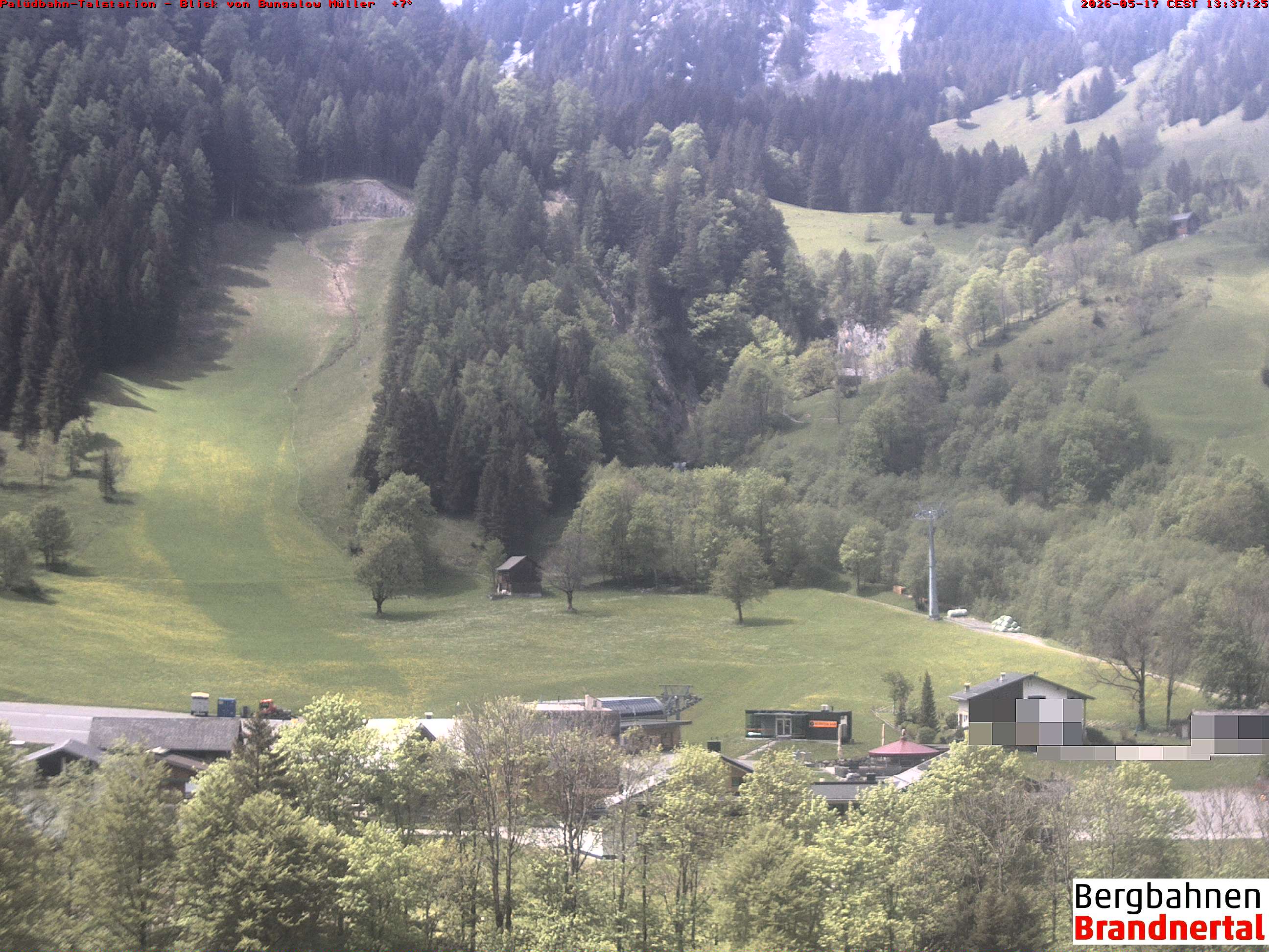 Blick auf Palüdbahn von Bungalow Müller