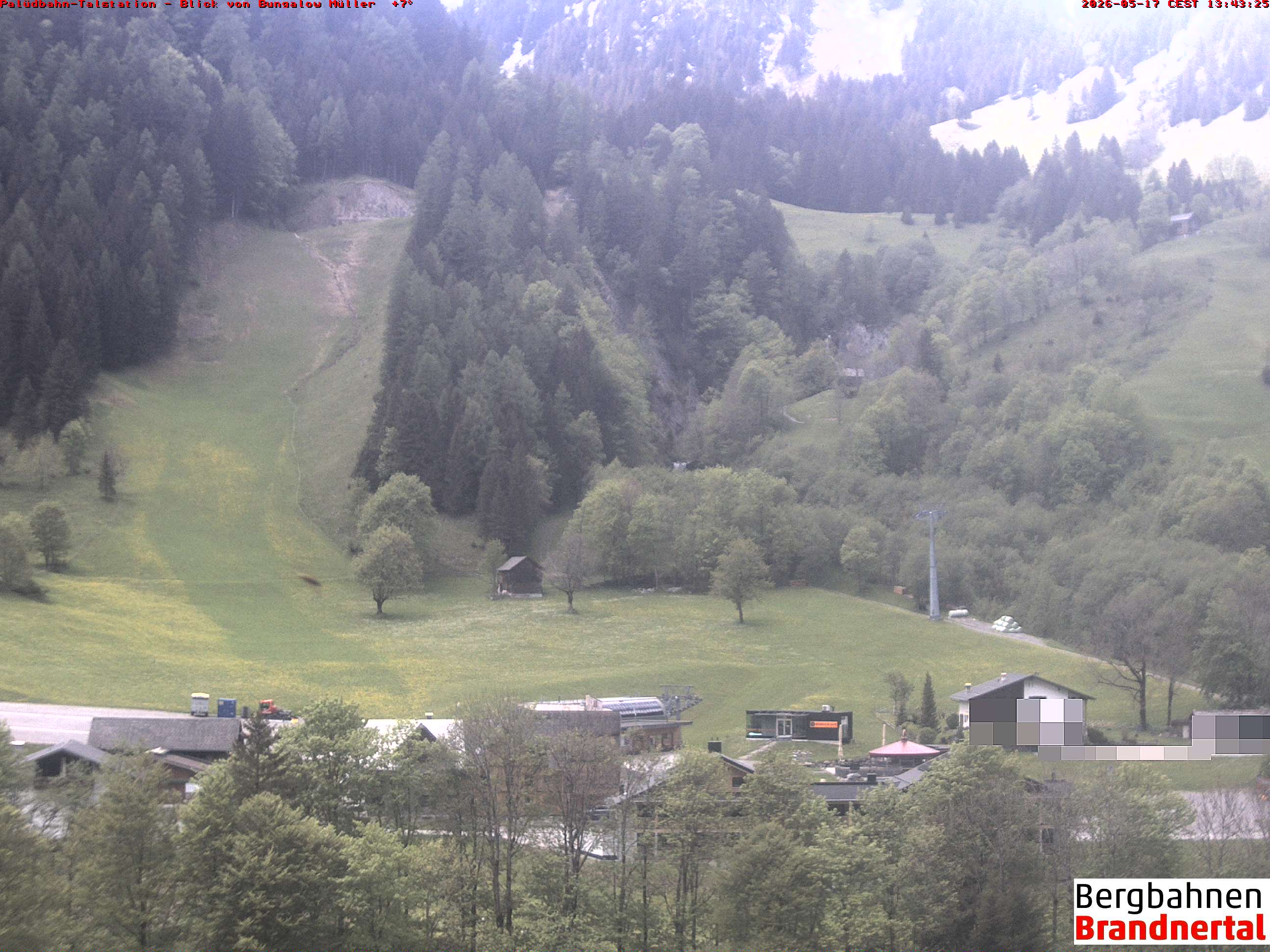 Blick auf Palüdbahn von Bungalow Müller