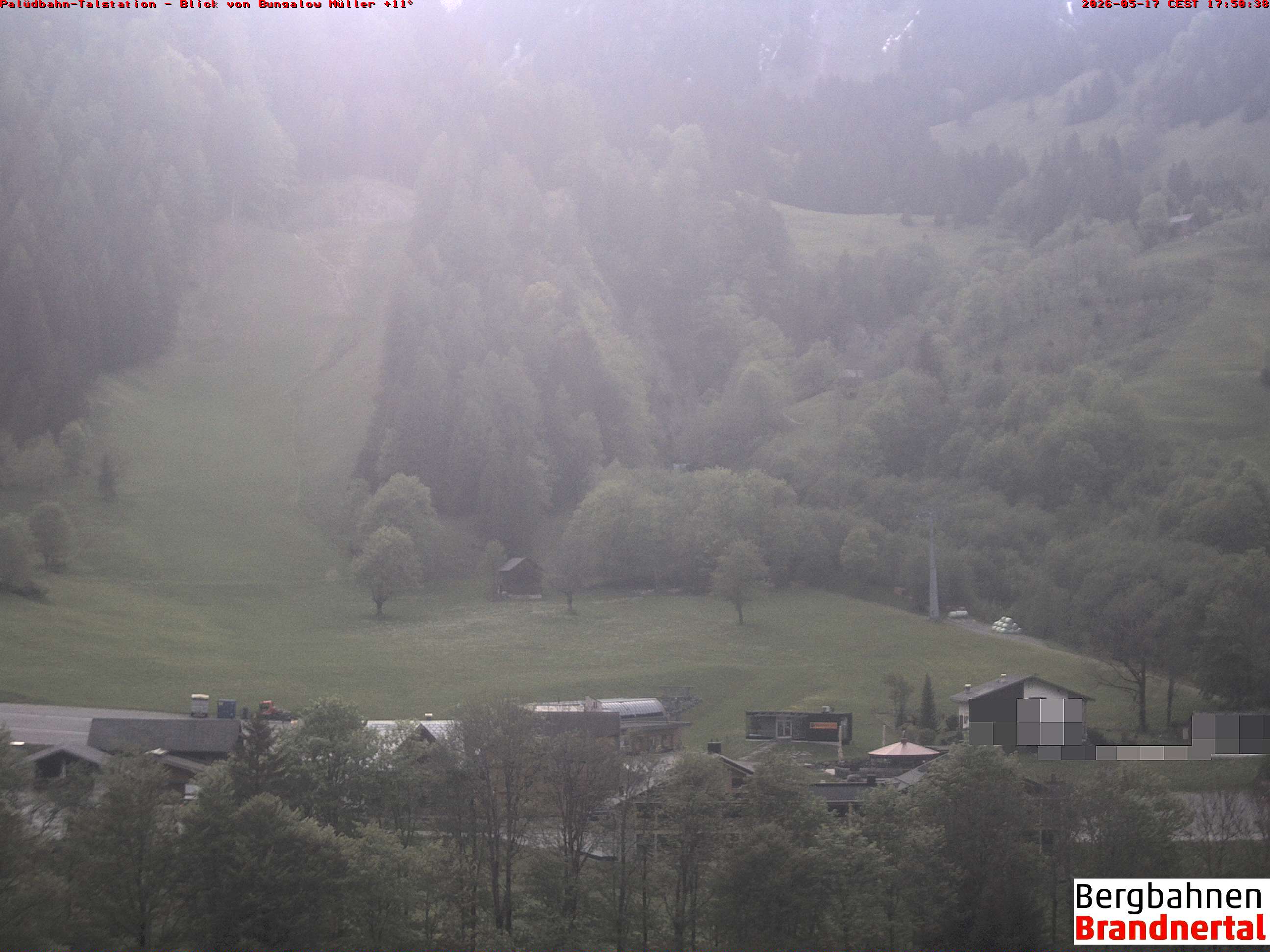 Blick auf Palüdbahn von Bungalow Müller