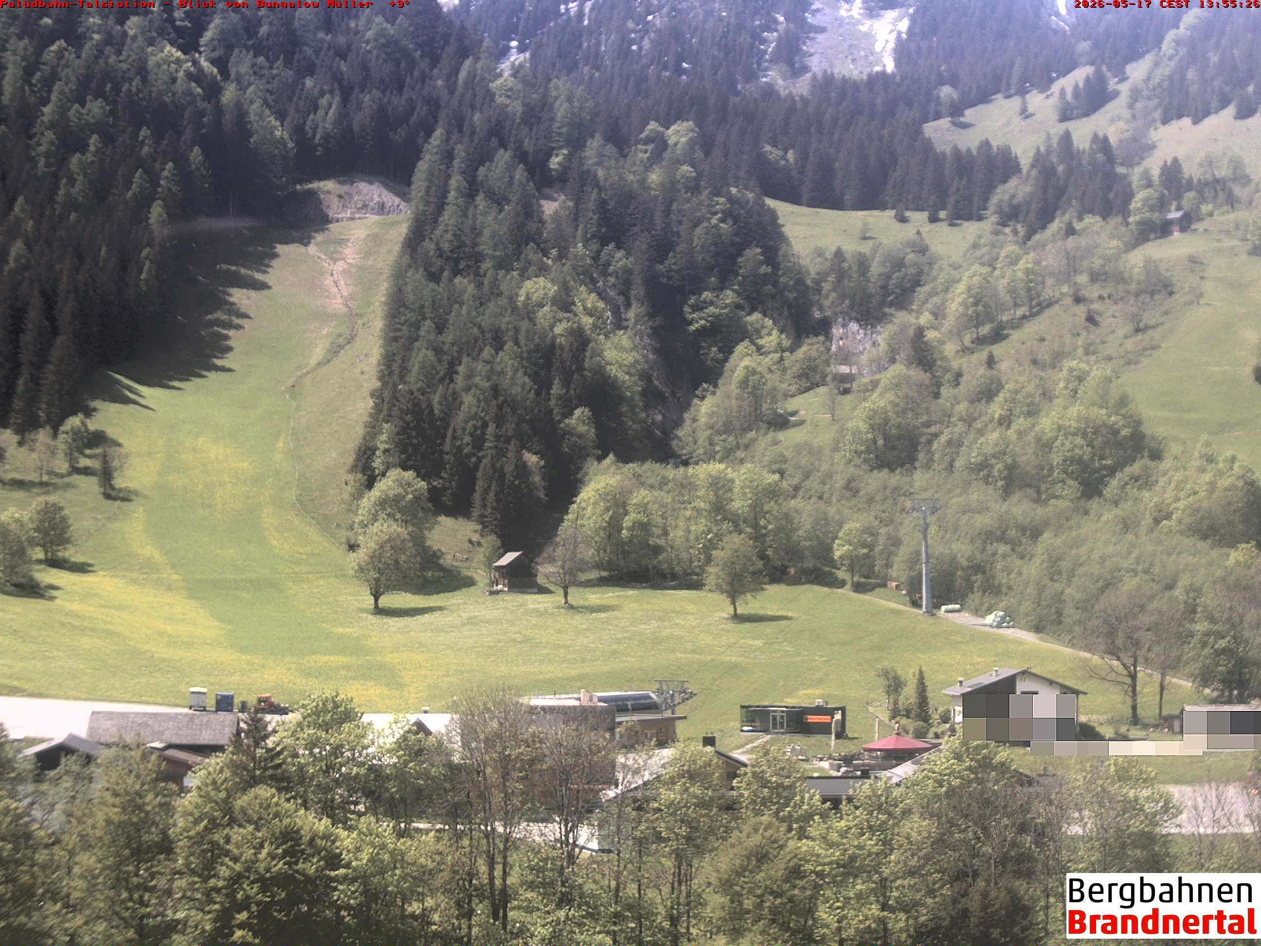 Blick auf Palüdbahn von Bungalow Müller