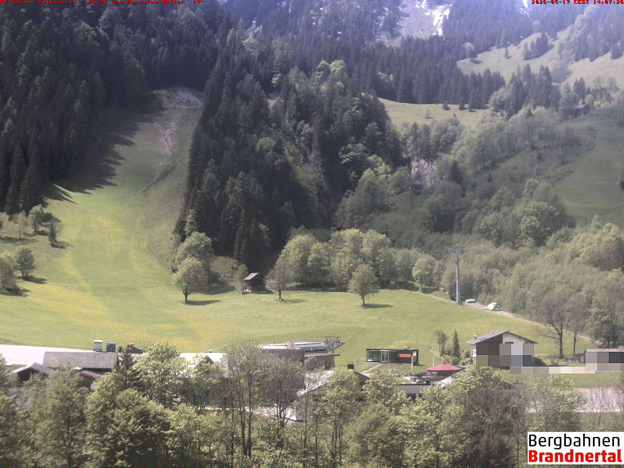 Blick auf Palüdbahn von Bungalow Müller