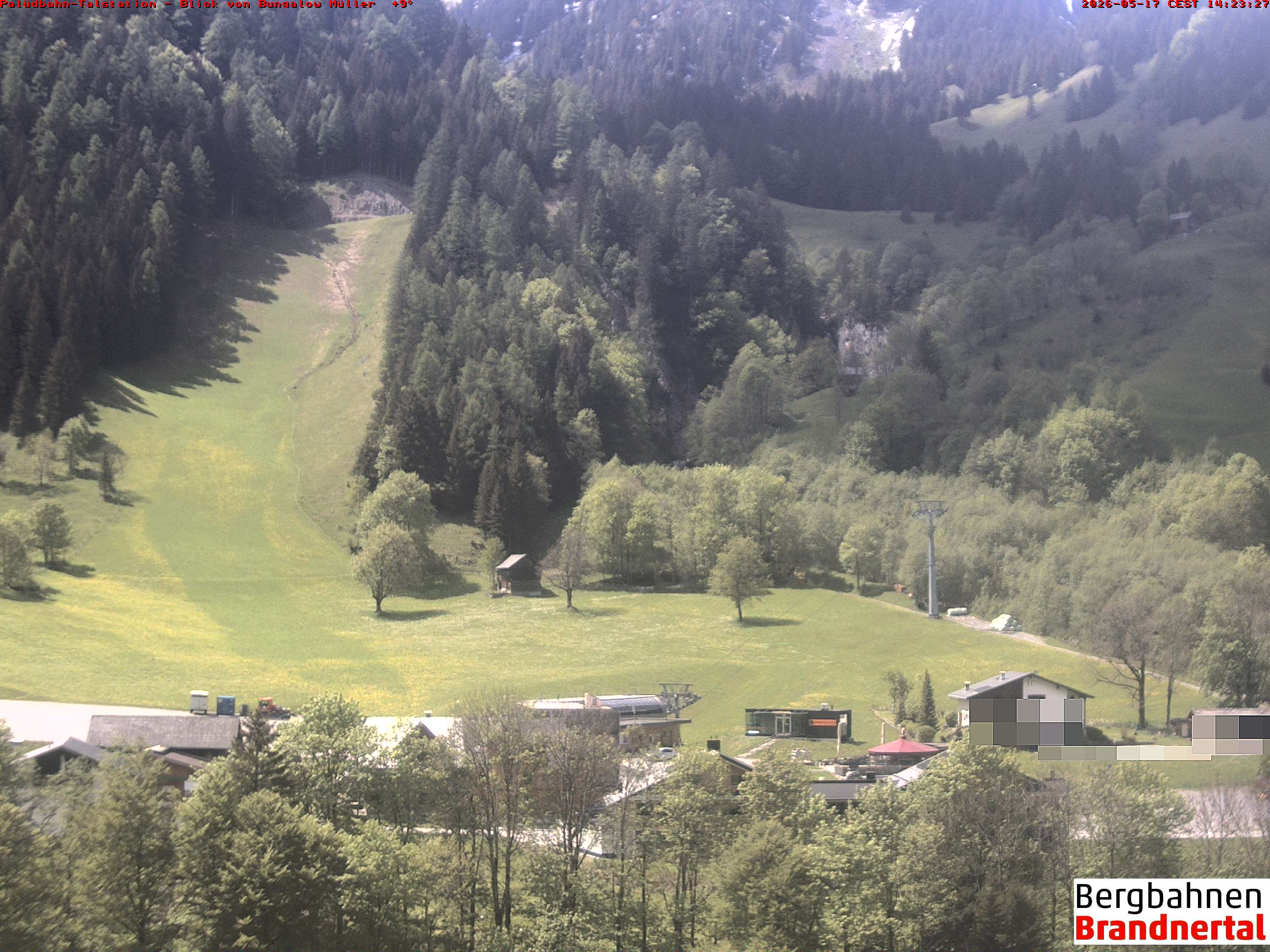 Blick auf Palüdbahn von Bungalow Müller