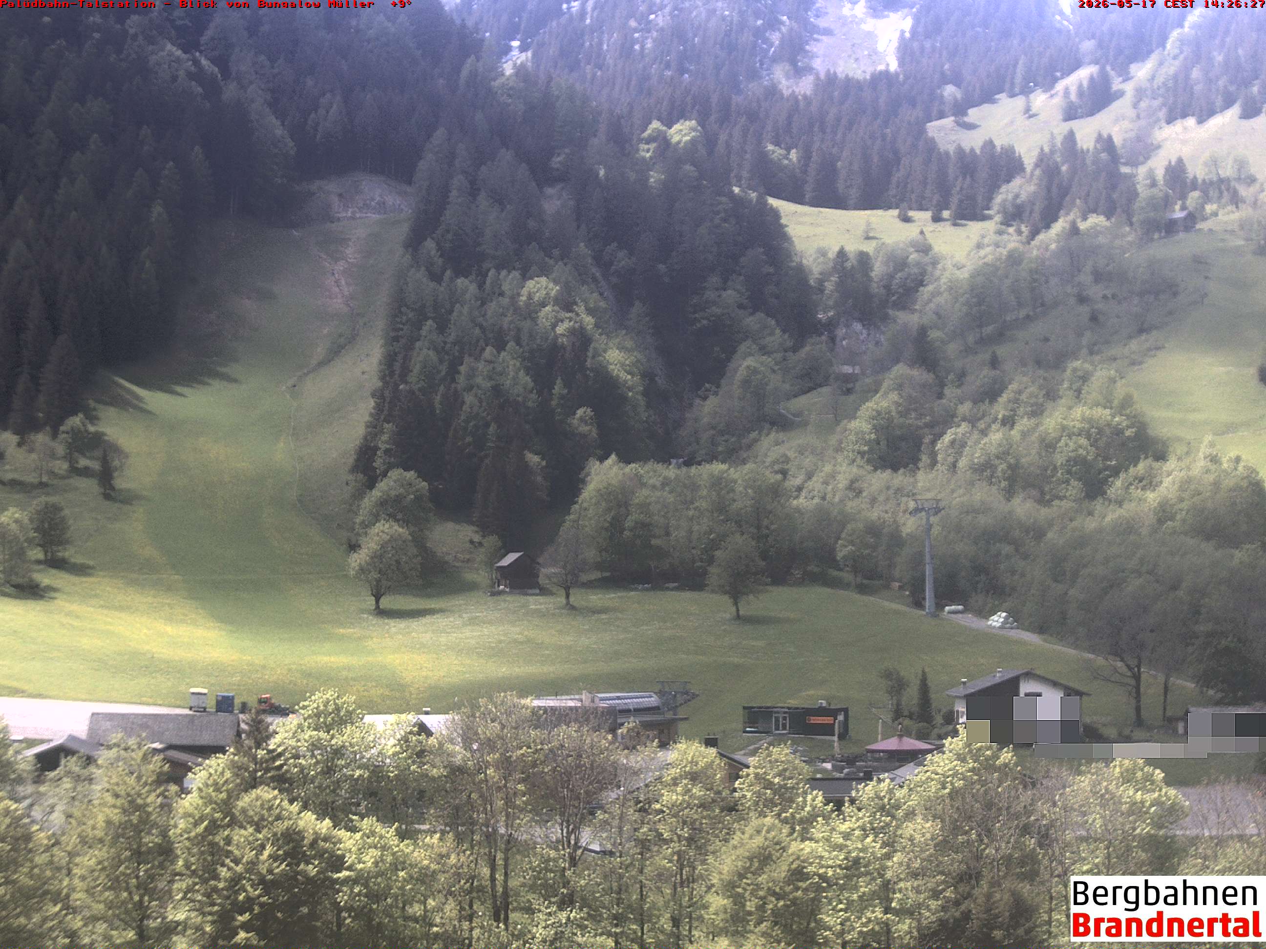 Blick auf Palüdbahn von Bungalow Müller