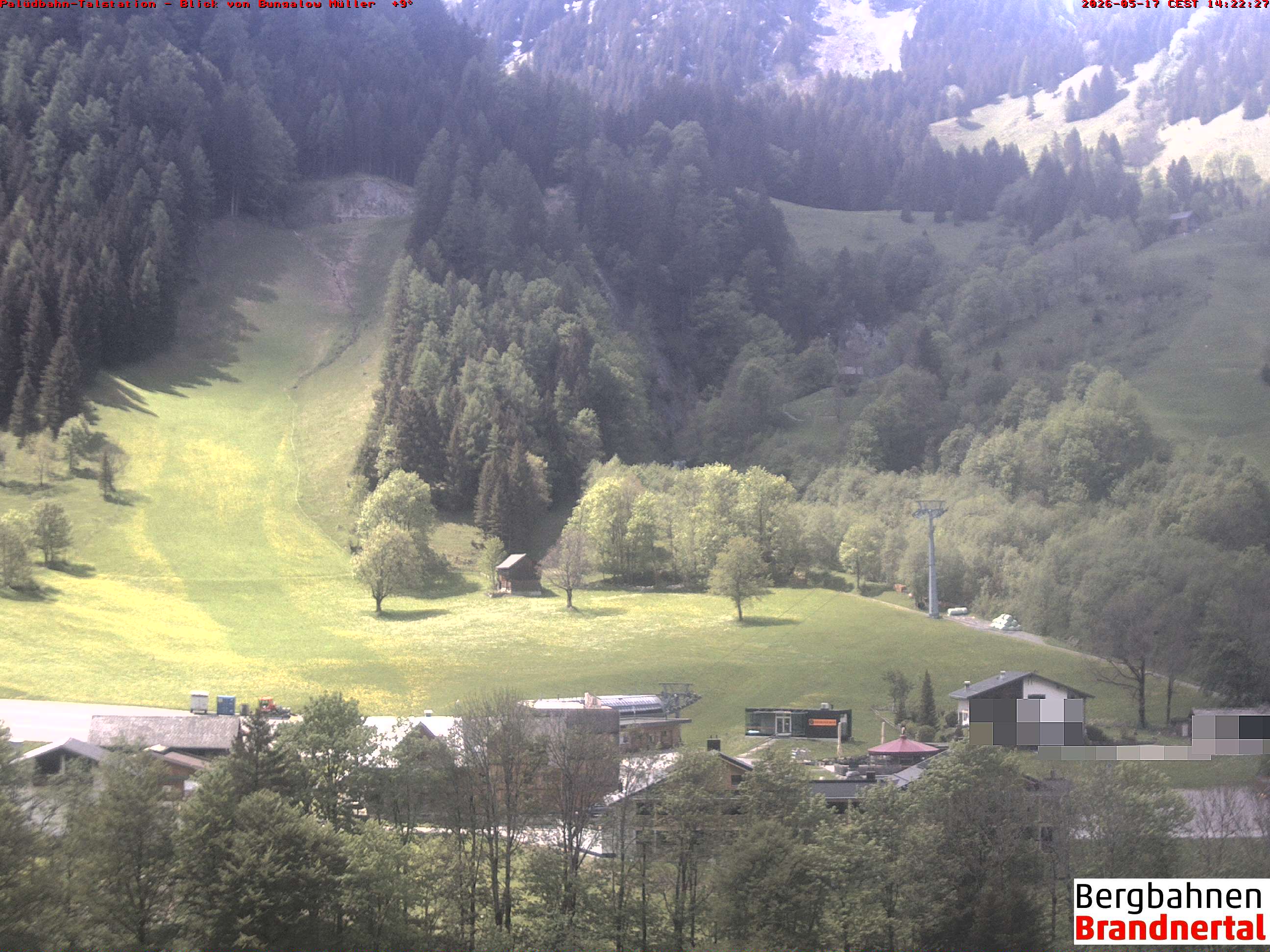Blick auf Palüdbahn von Bungalow Müller