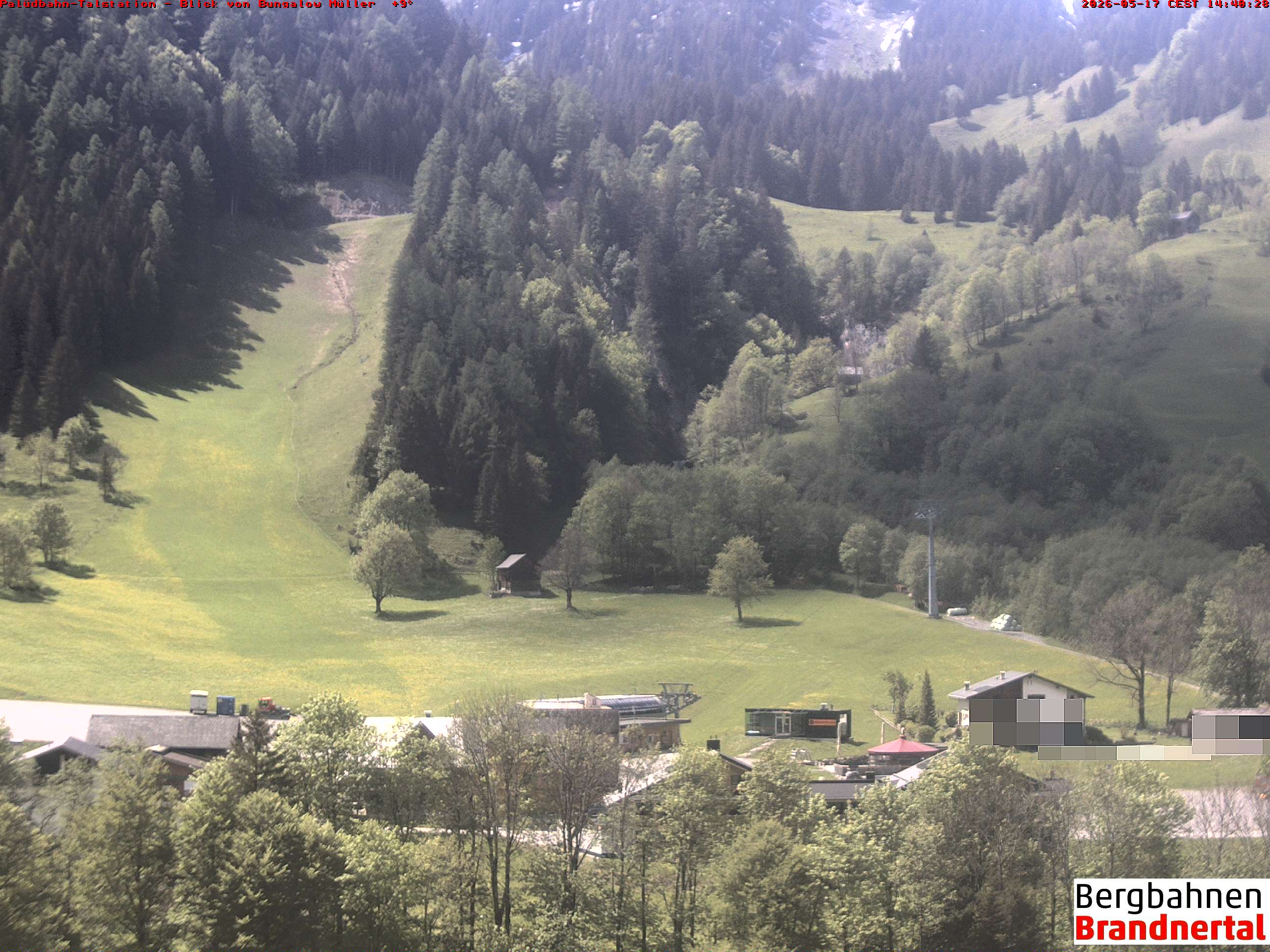 Blick auf Palüdbahn von Bungalow Müller