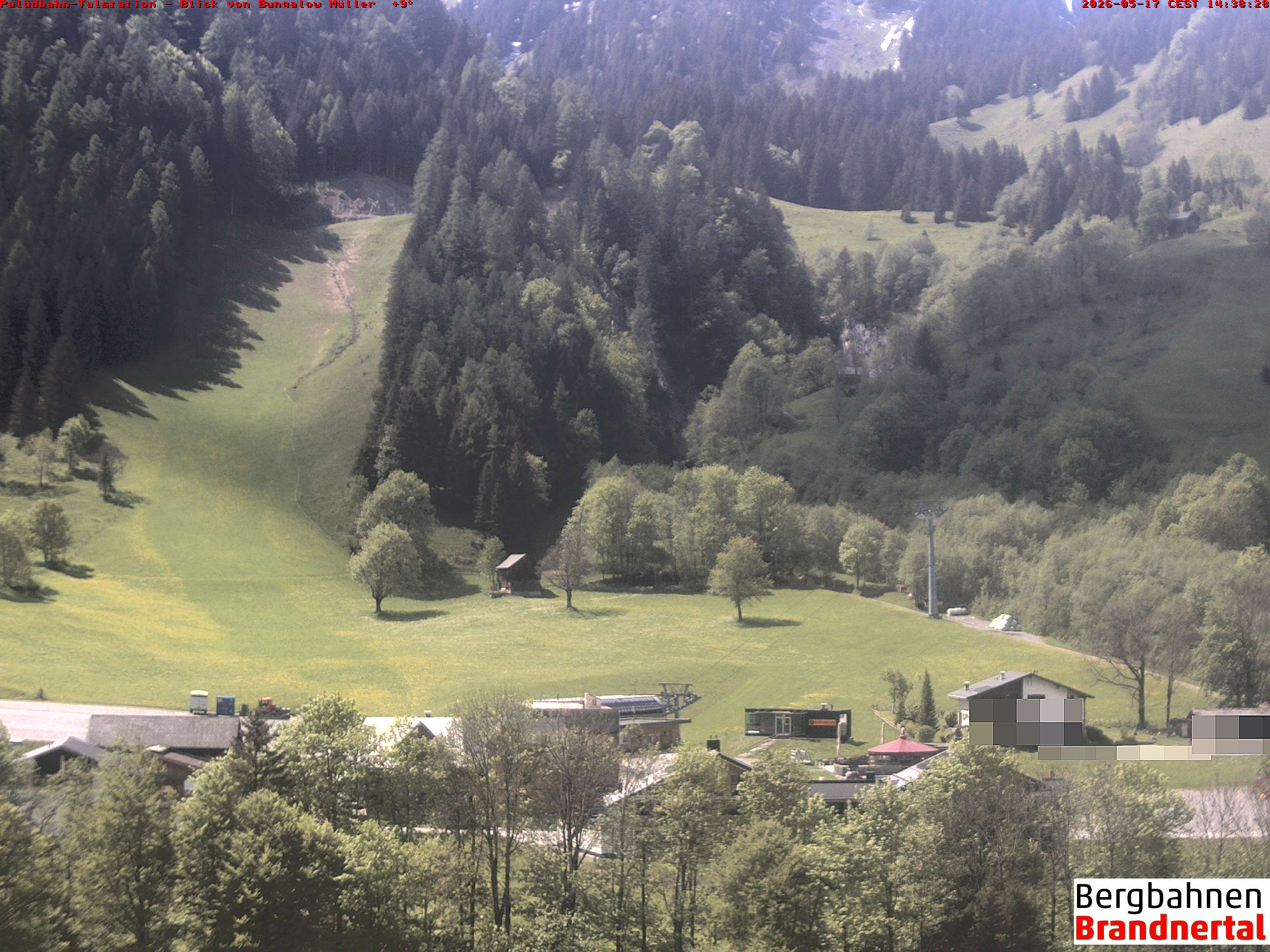 Blick auf Palüdbahn von Bungalow Müller
