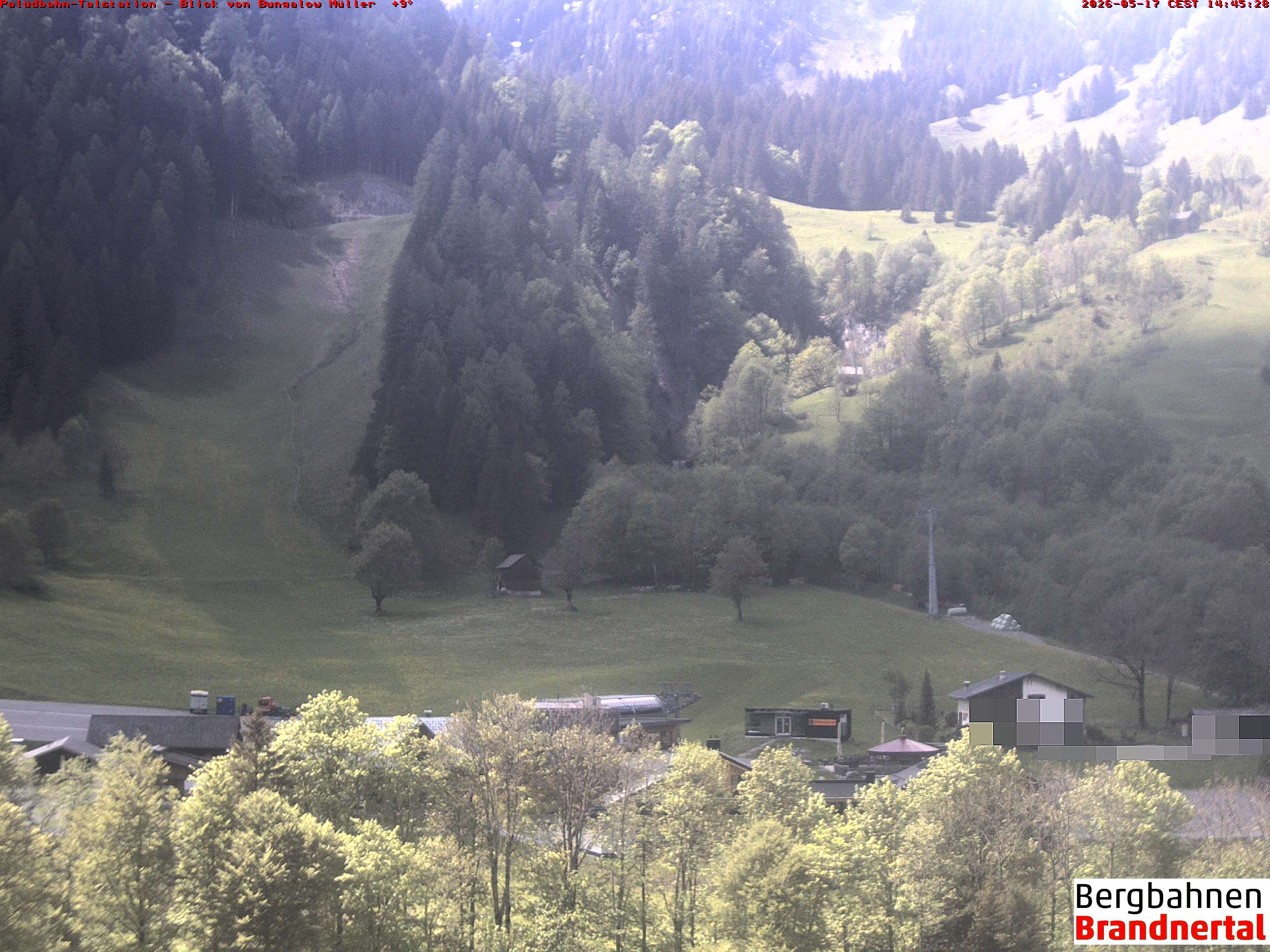 Blick auf Palüdbahn von Bungalow Müller