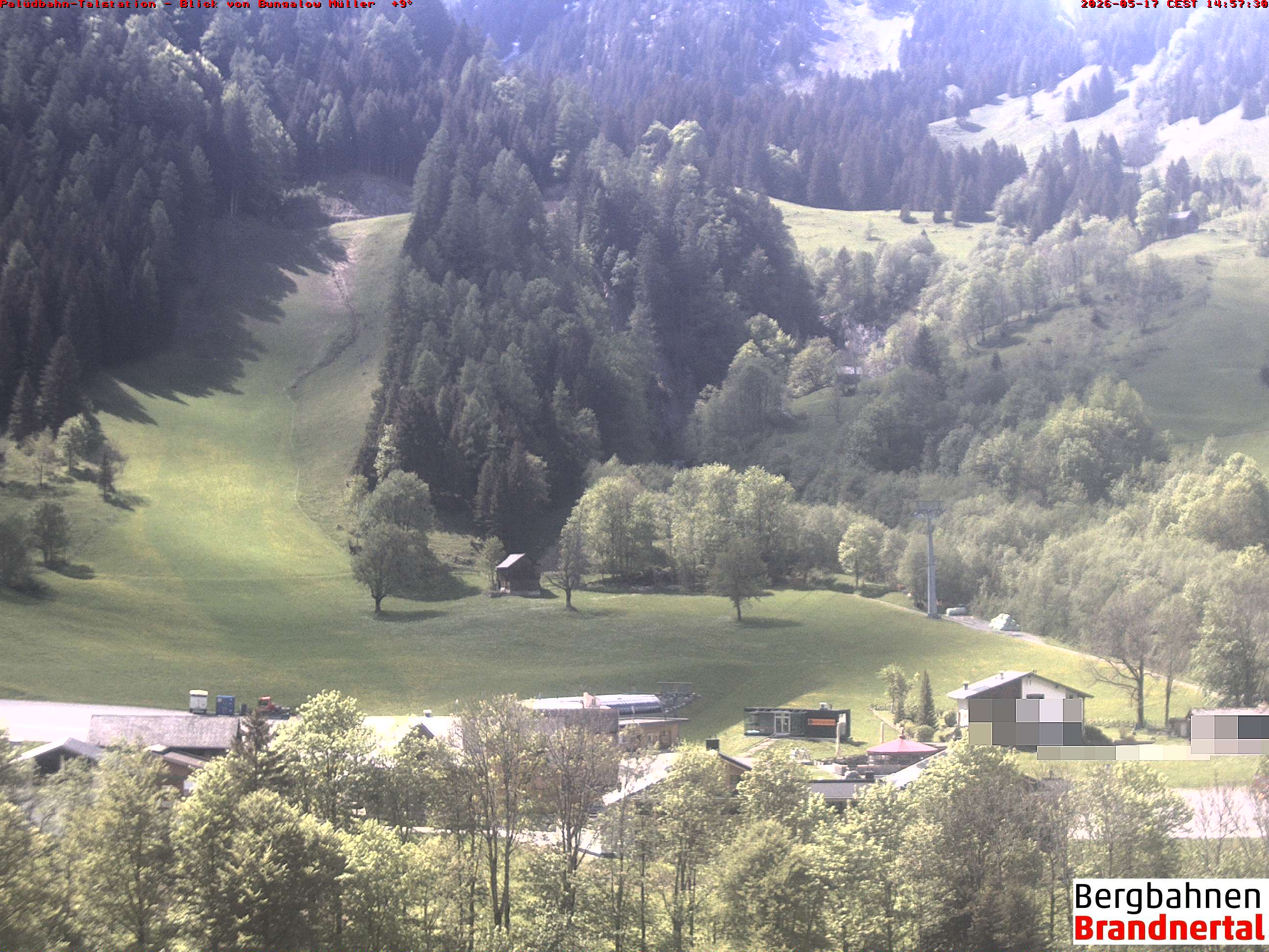 Blick auf Palüdbahn von Bungalow Müller
