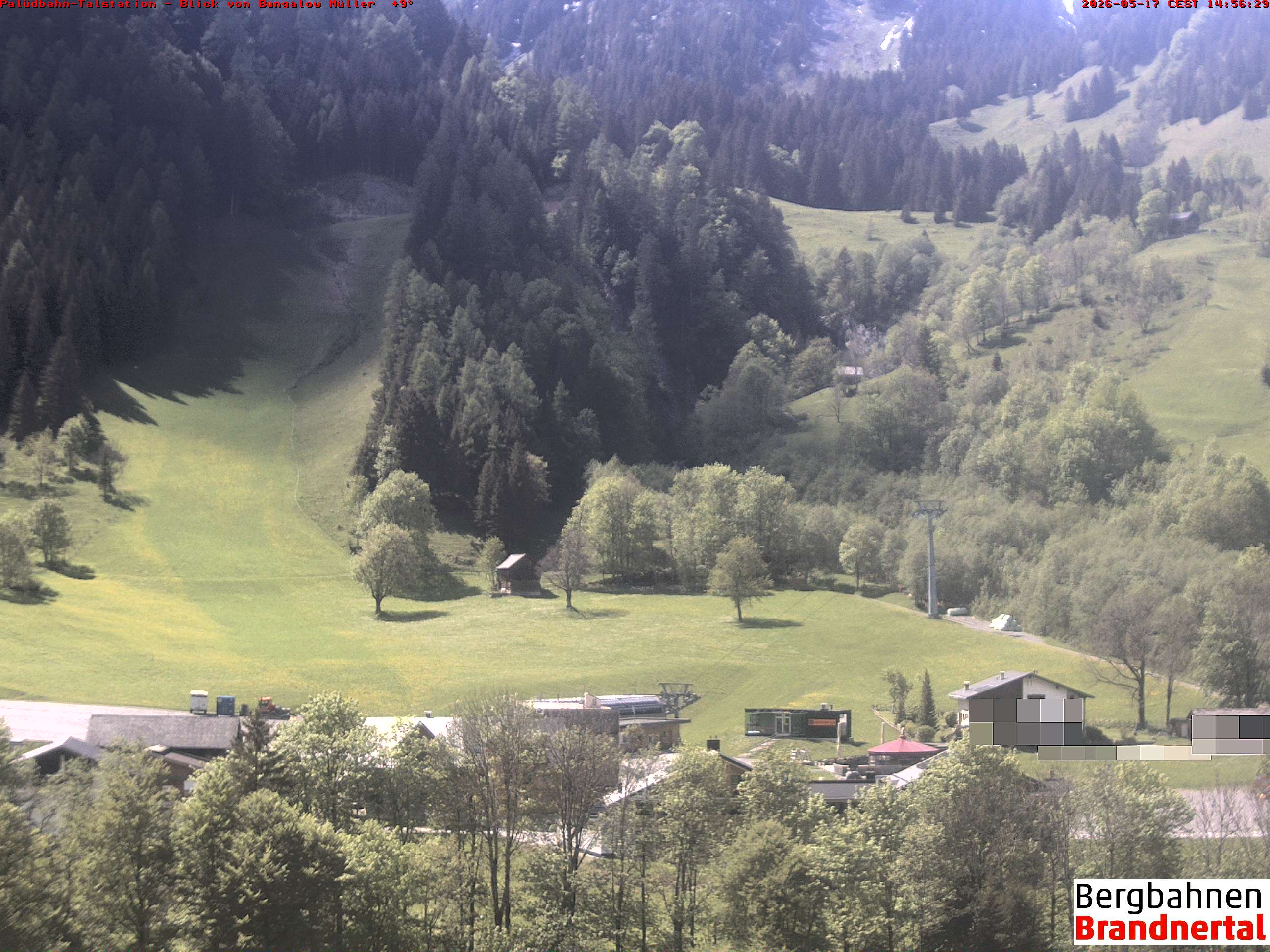 Blick auf Palüdbahn von Bungalow Müller