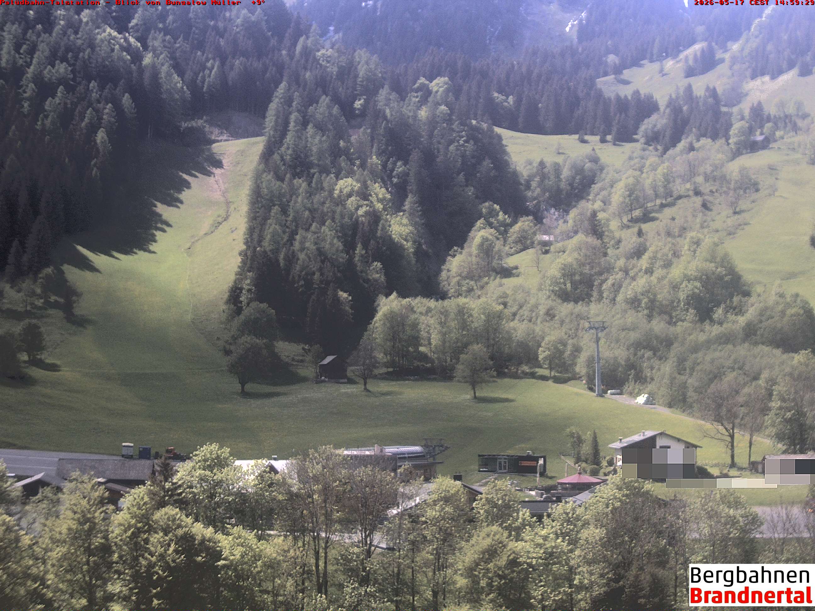 Blick auf Palüdbahn von Bungalow Müller